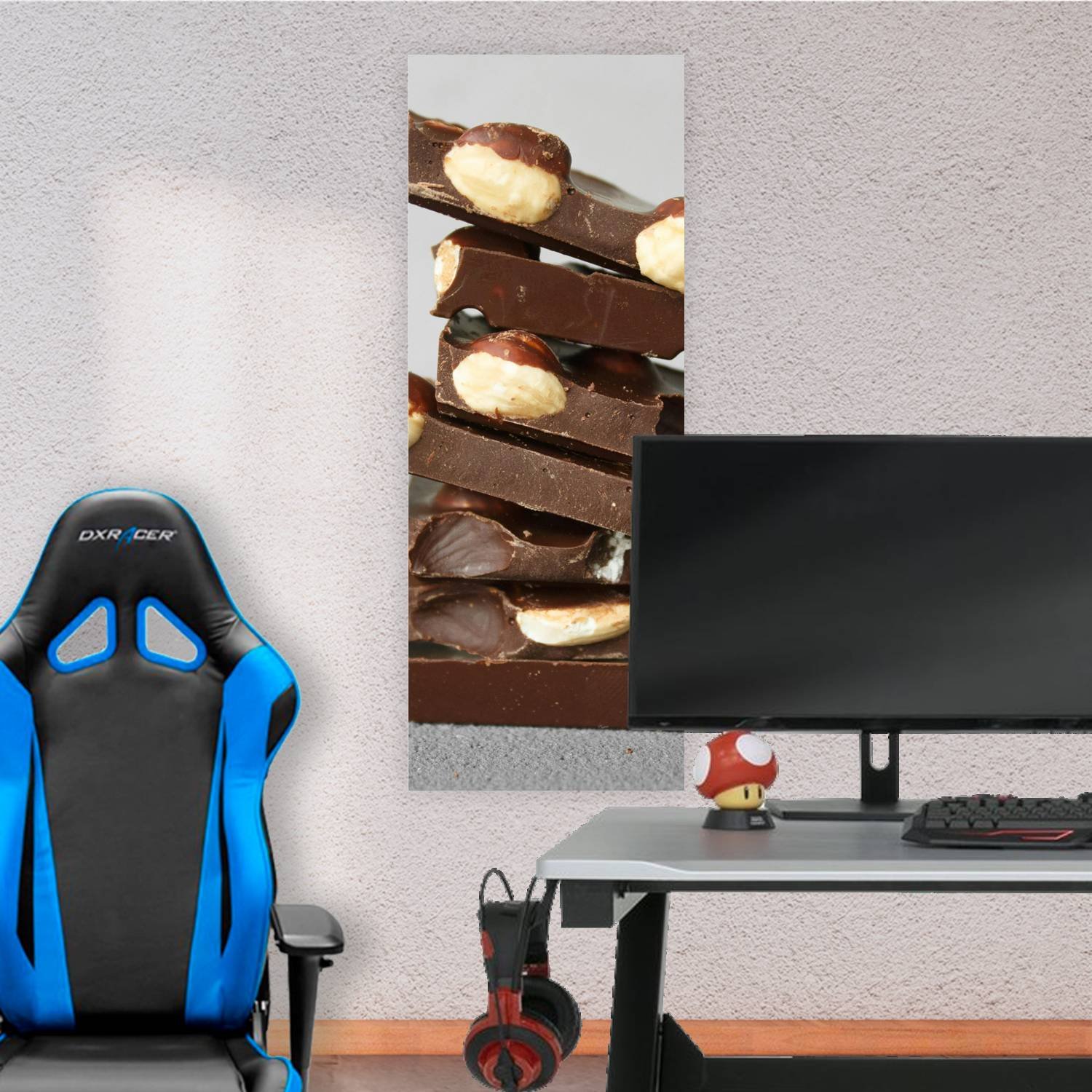 Cuadro grande 30x80cm Helado nuez Comida