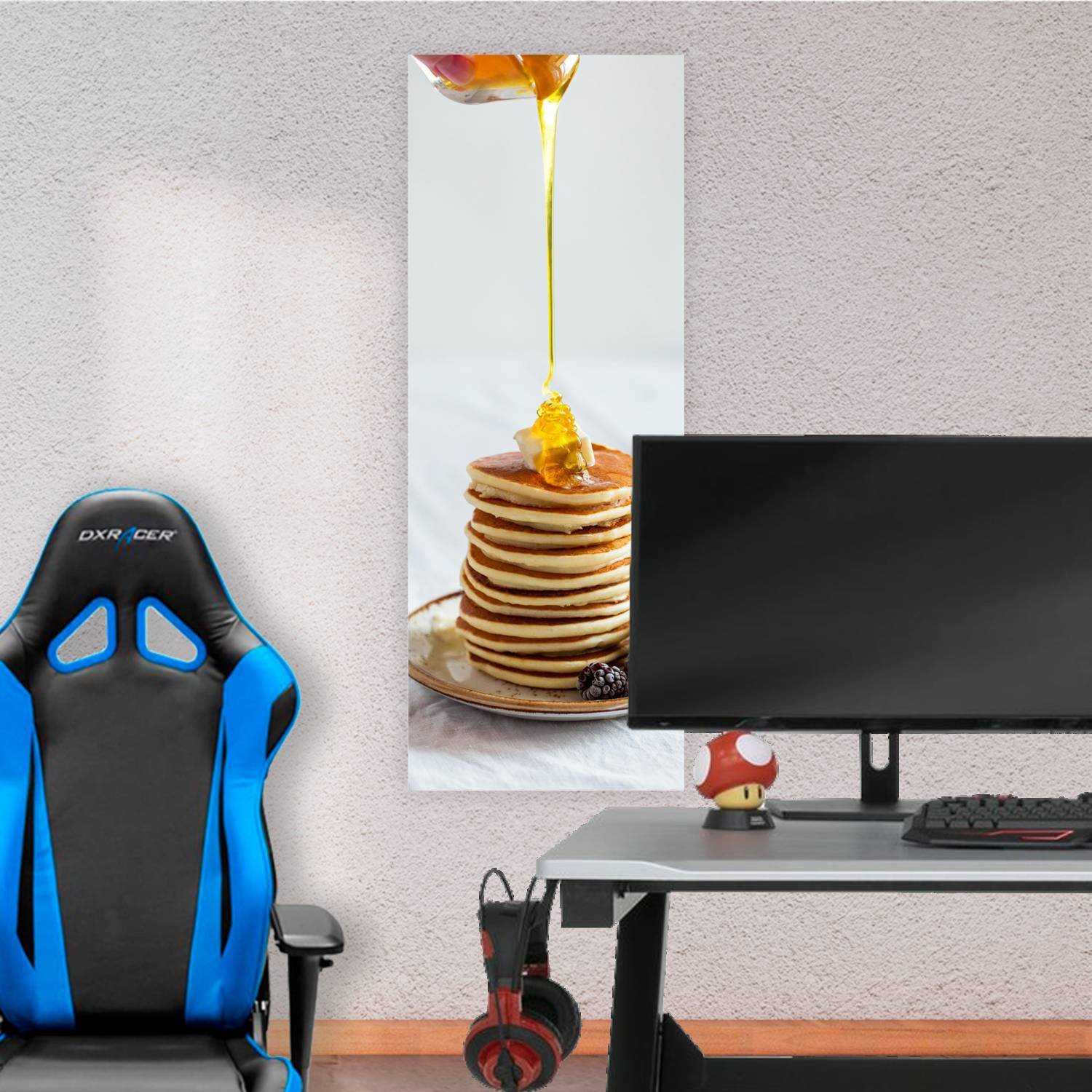 Cuadro grande 30x80cm hotcake miel Comida