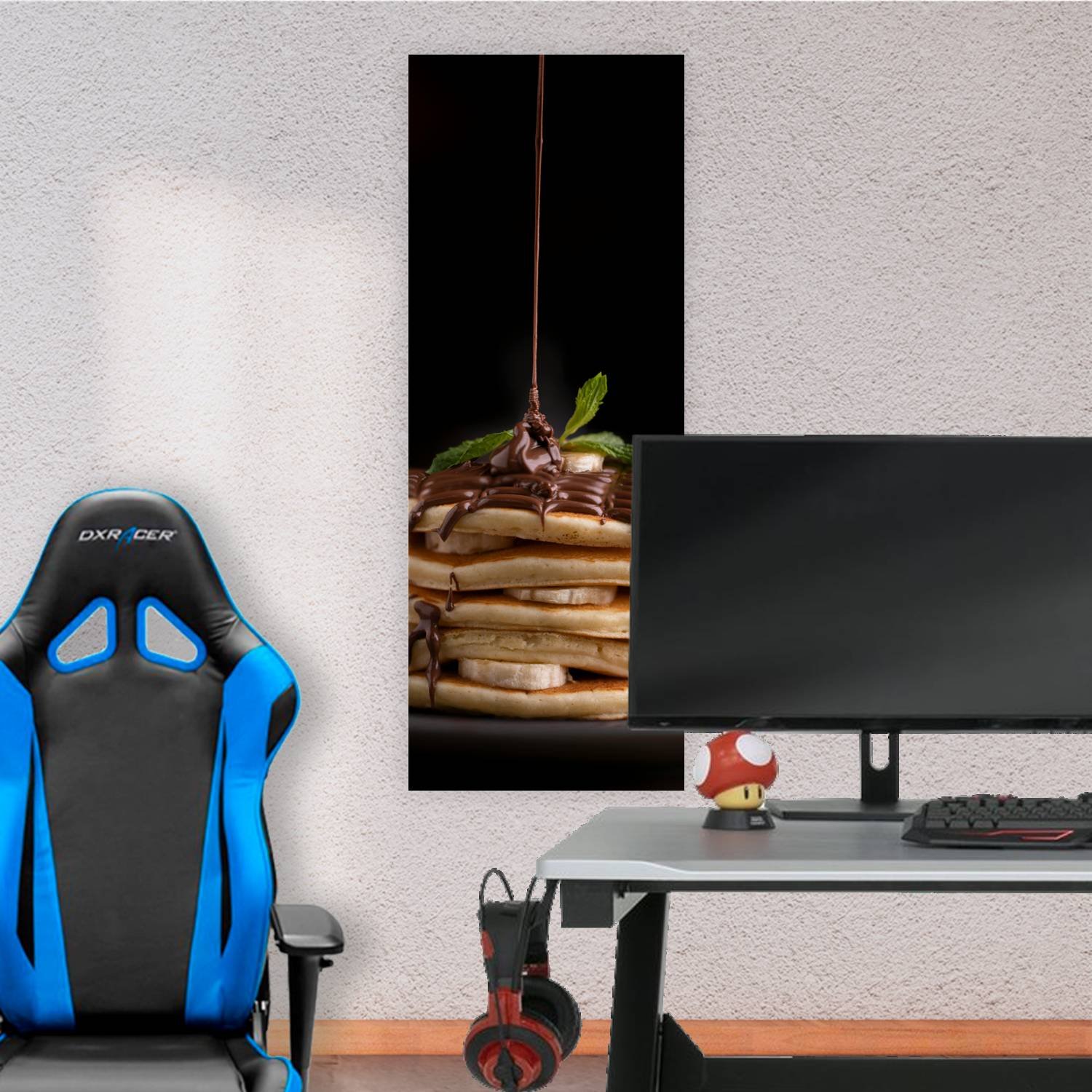 Cuadro grande 30x80cm merienda banana Comida