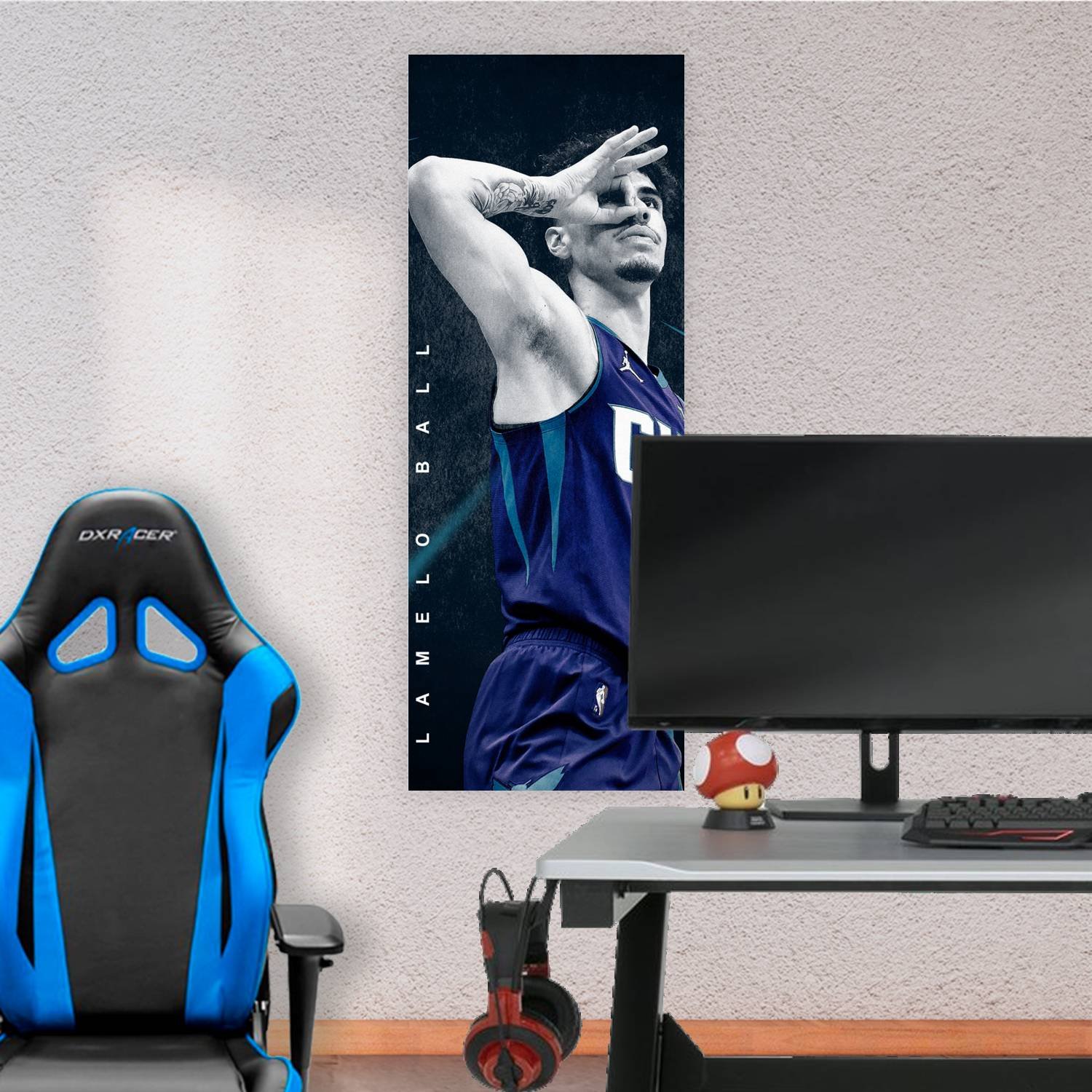 Cuadro grande 30x80cm lamelo ball NBA Basquet