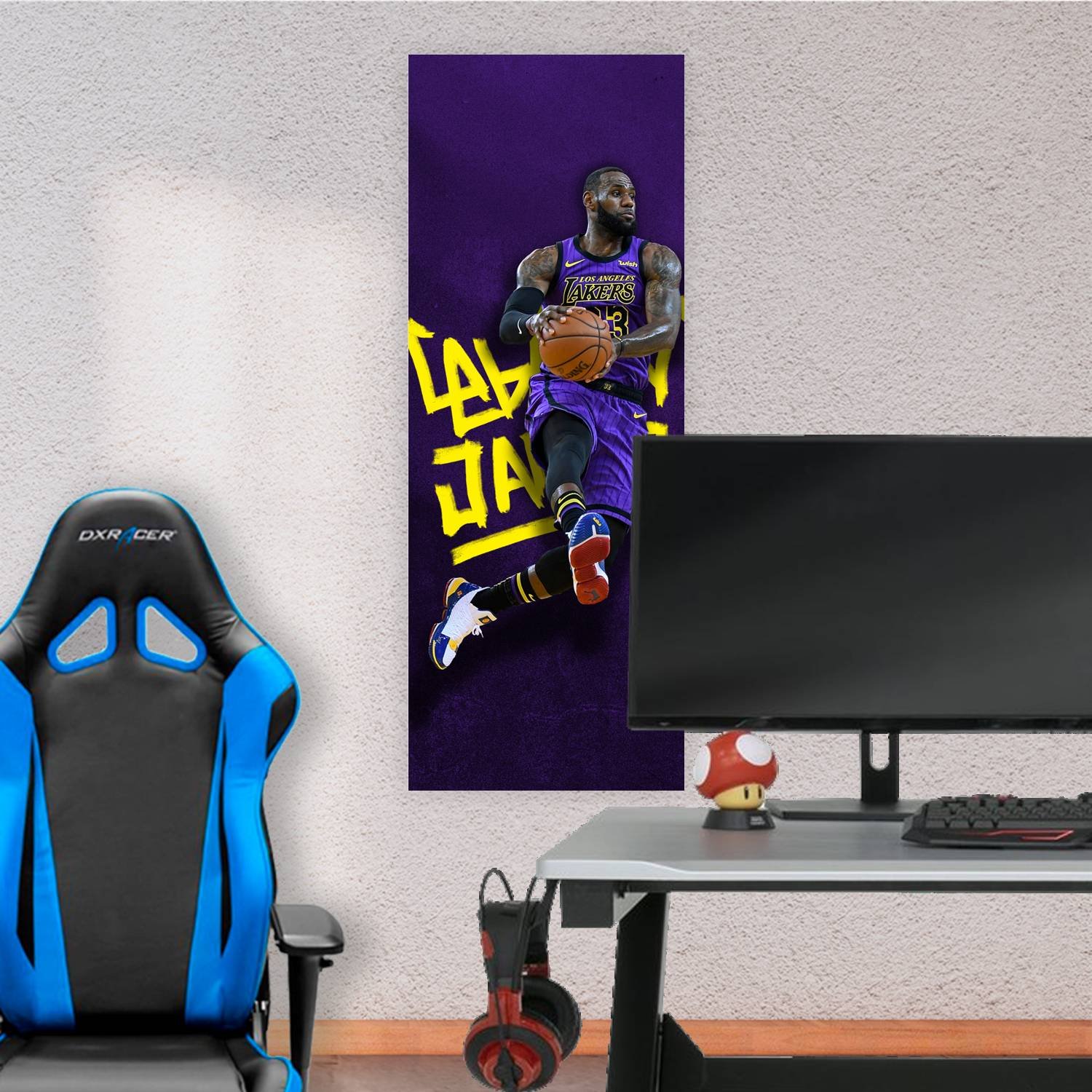Cuadro grande 30x80cm lebron james 23 NBA Basquet