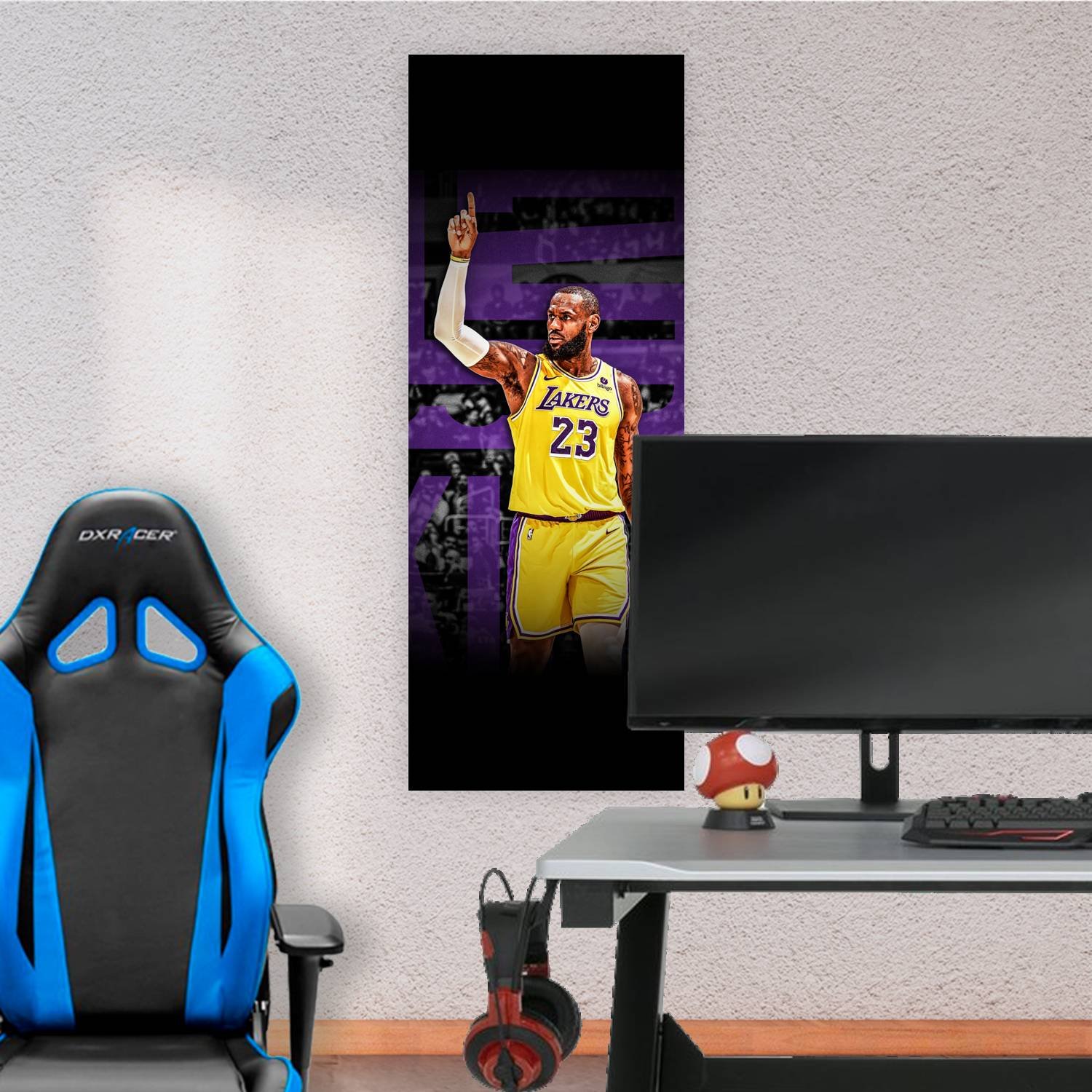 Cuadro grande 30x80cm lebron james NBA Basquet