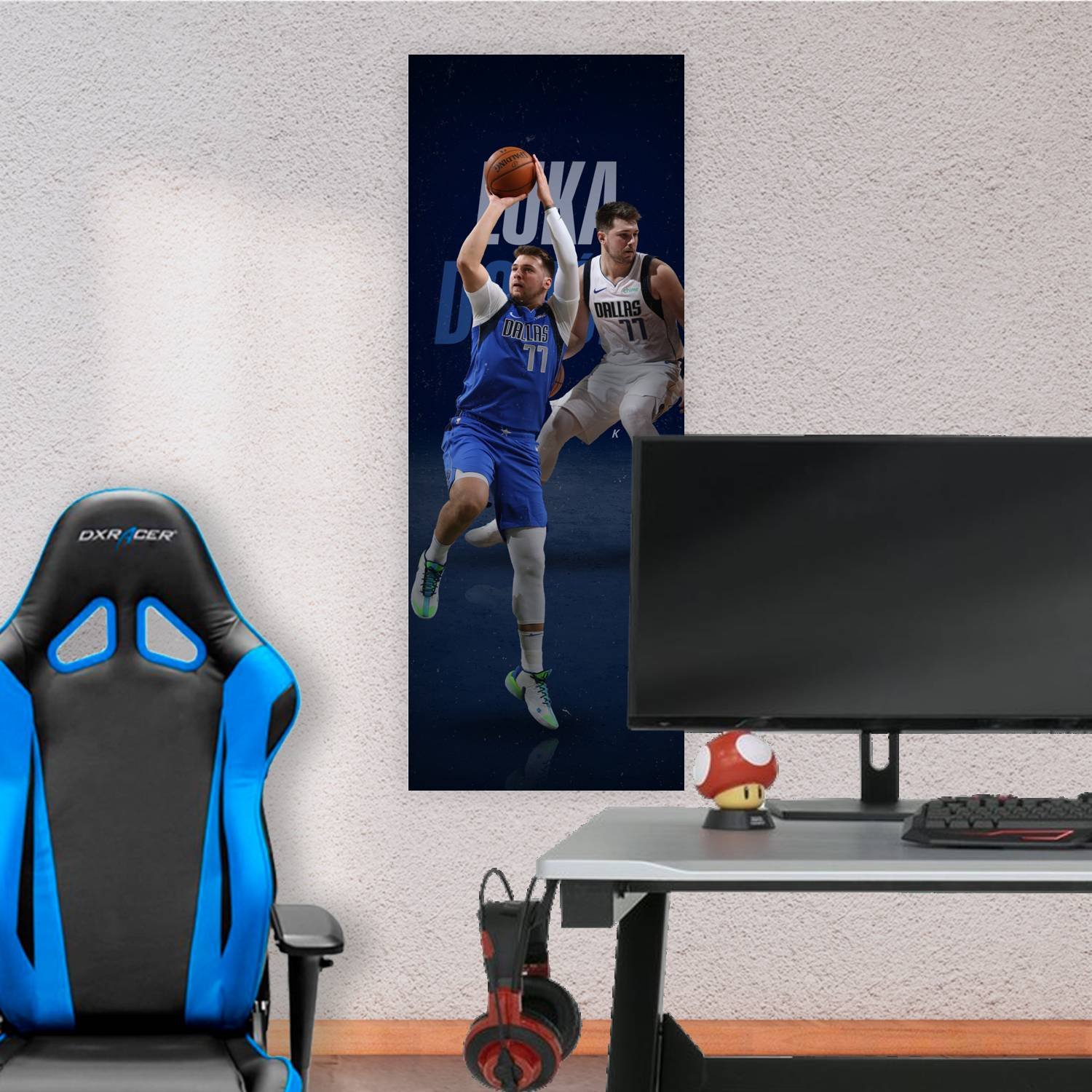 Cuadro grande 30x80cm luka doncic 77 NBA Basquet