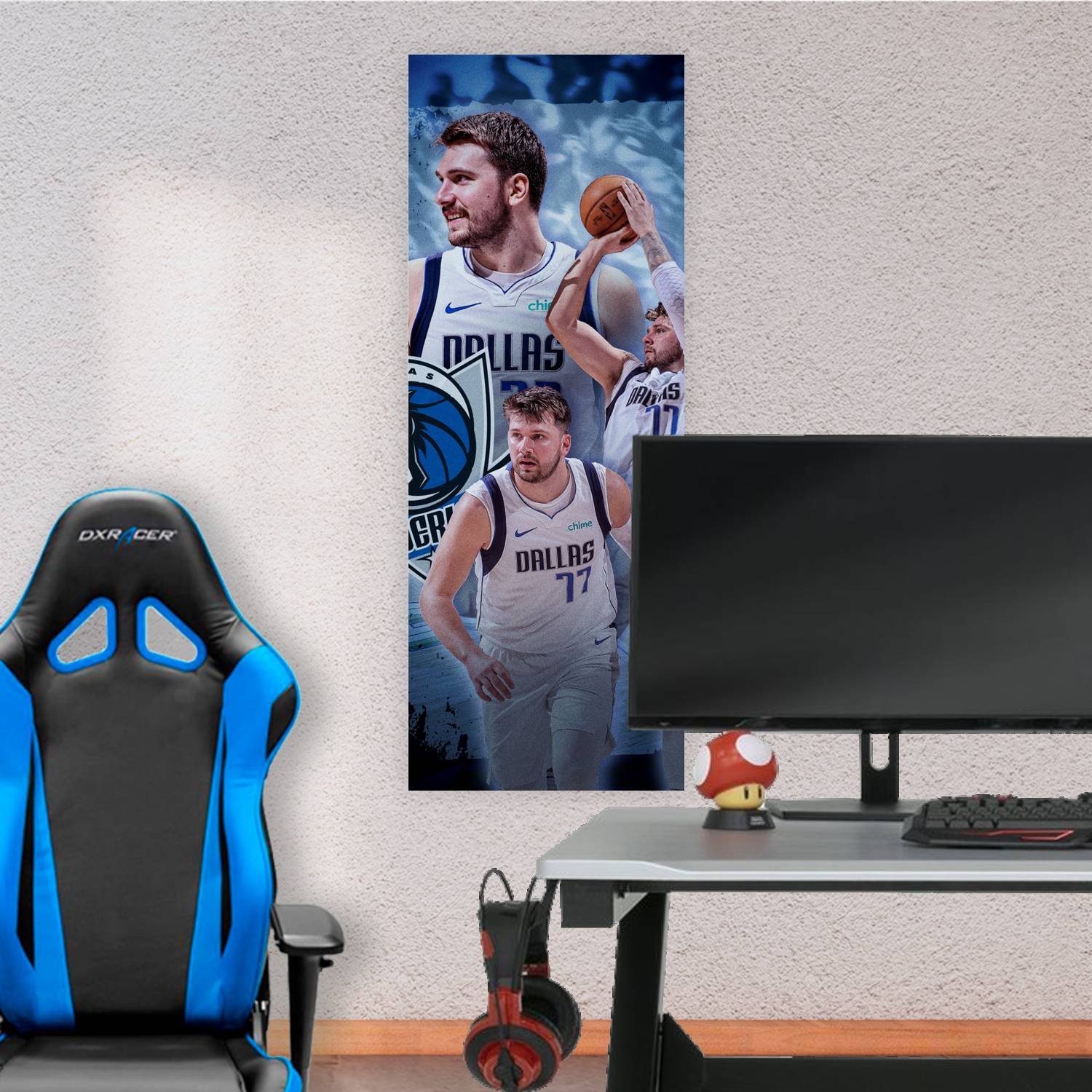 Cuadro grande 30x80cm luka doncic 2024 NBA Basquet