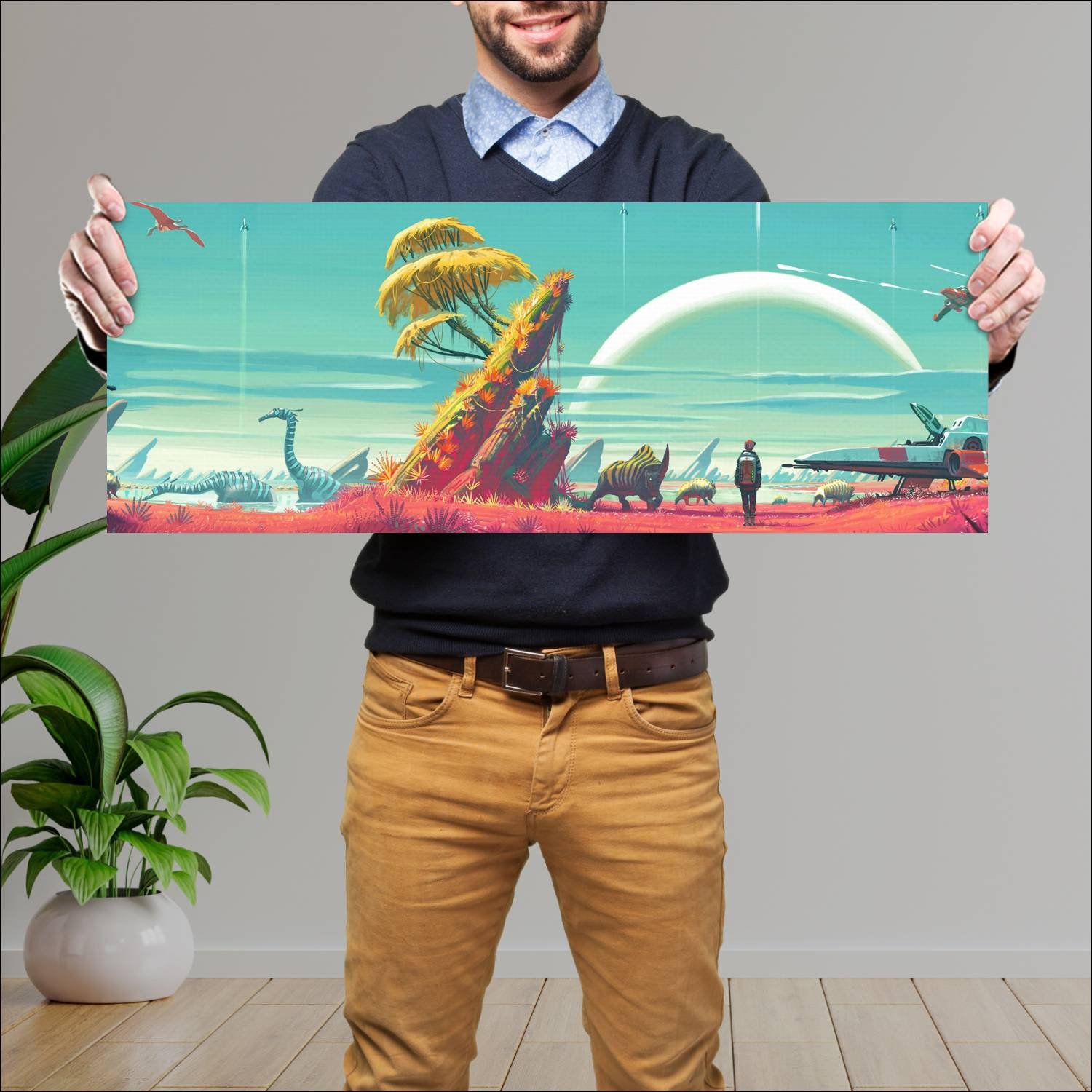 Cuadro grande 30x80cm Art ARH-176 Arte Digital