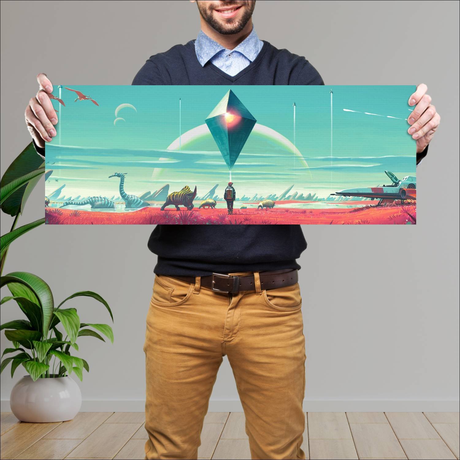 Cuadro grande 30x80cm Art ARH-178 Arte Digital