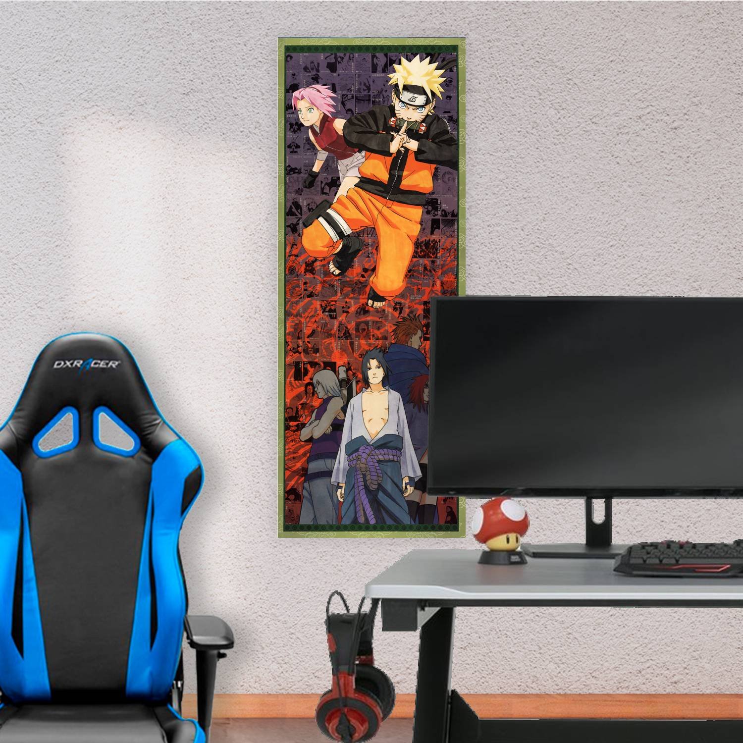 Cuadro grande 30x80cm Naruto Sakura Sasuke Naruto