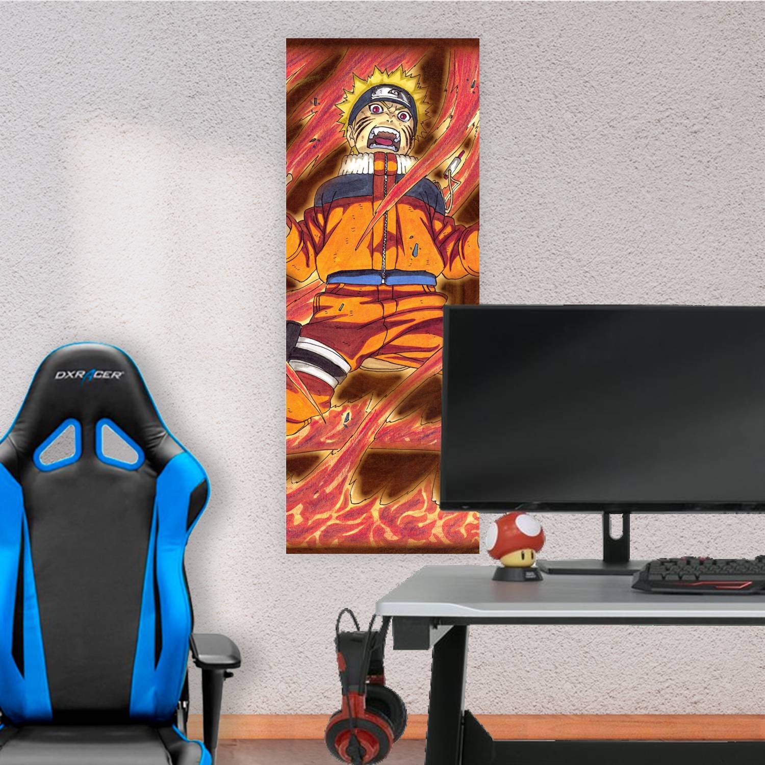 Cuadro grande 30x80cm Naruto Kyubi Naruto