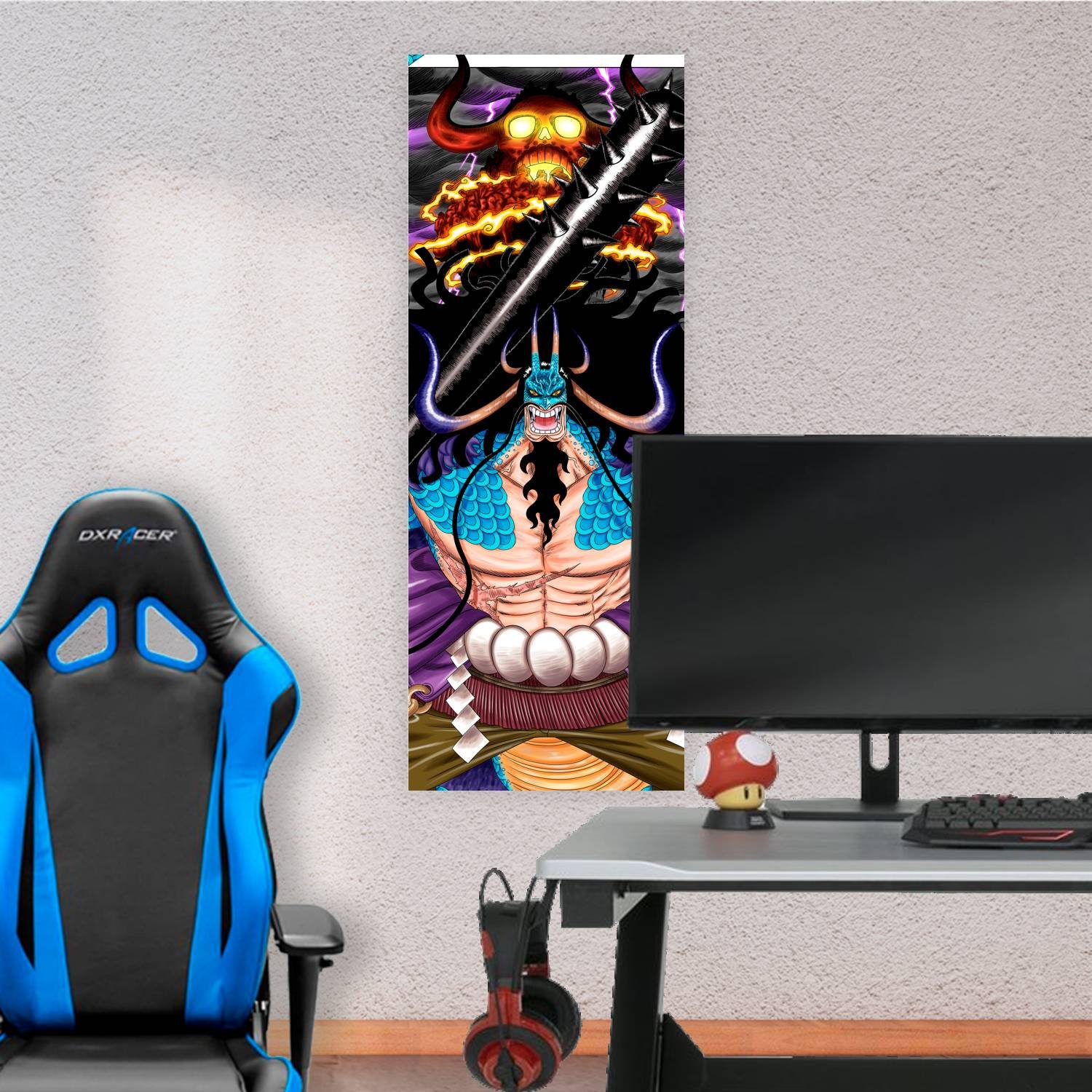 Cuadro grande 30x80cm Kaido transformacion One Piece
