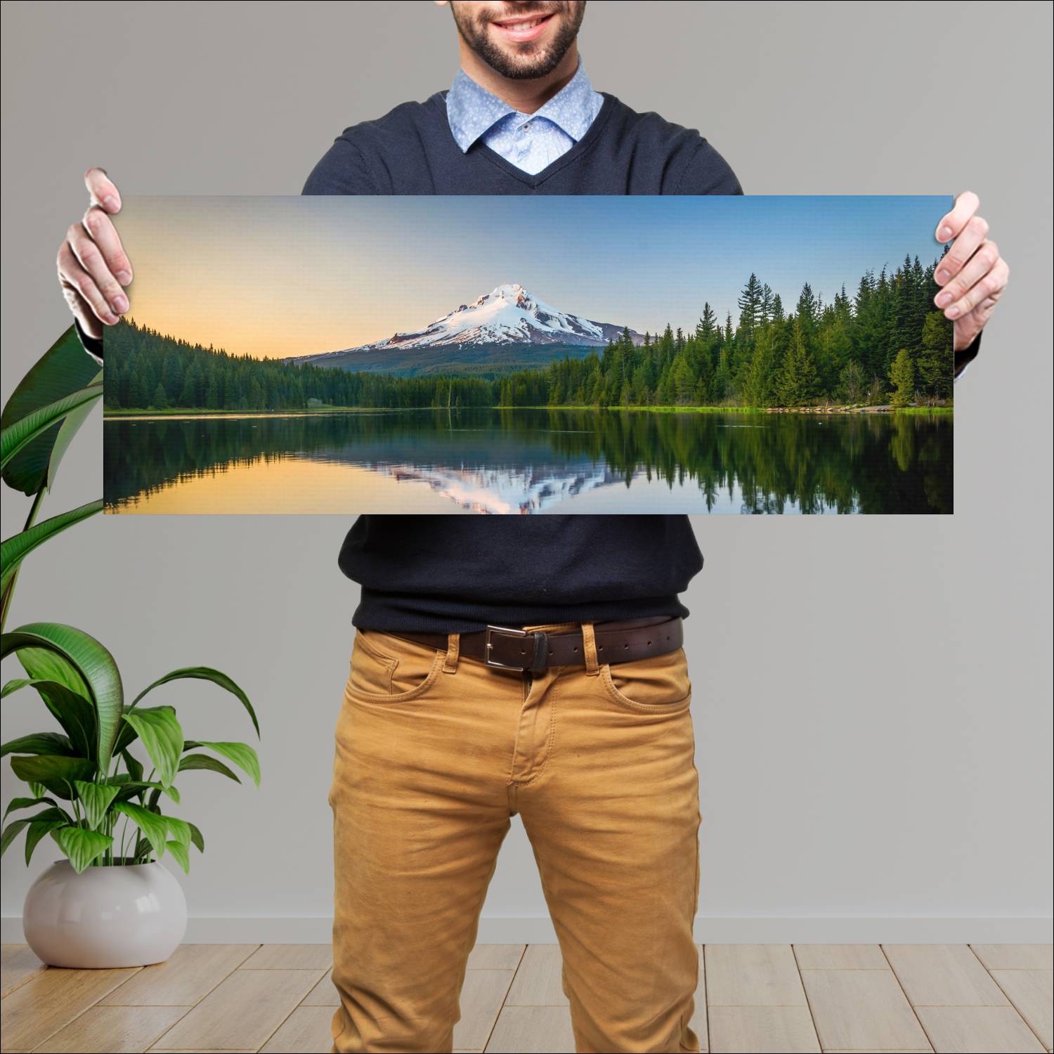 Cuadro grande 30x80cm Paisajes PAH-028 Deco