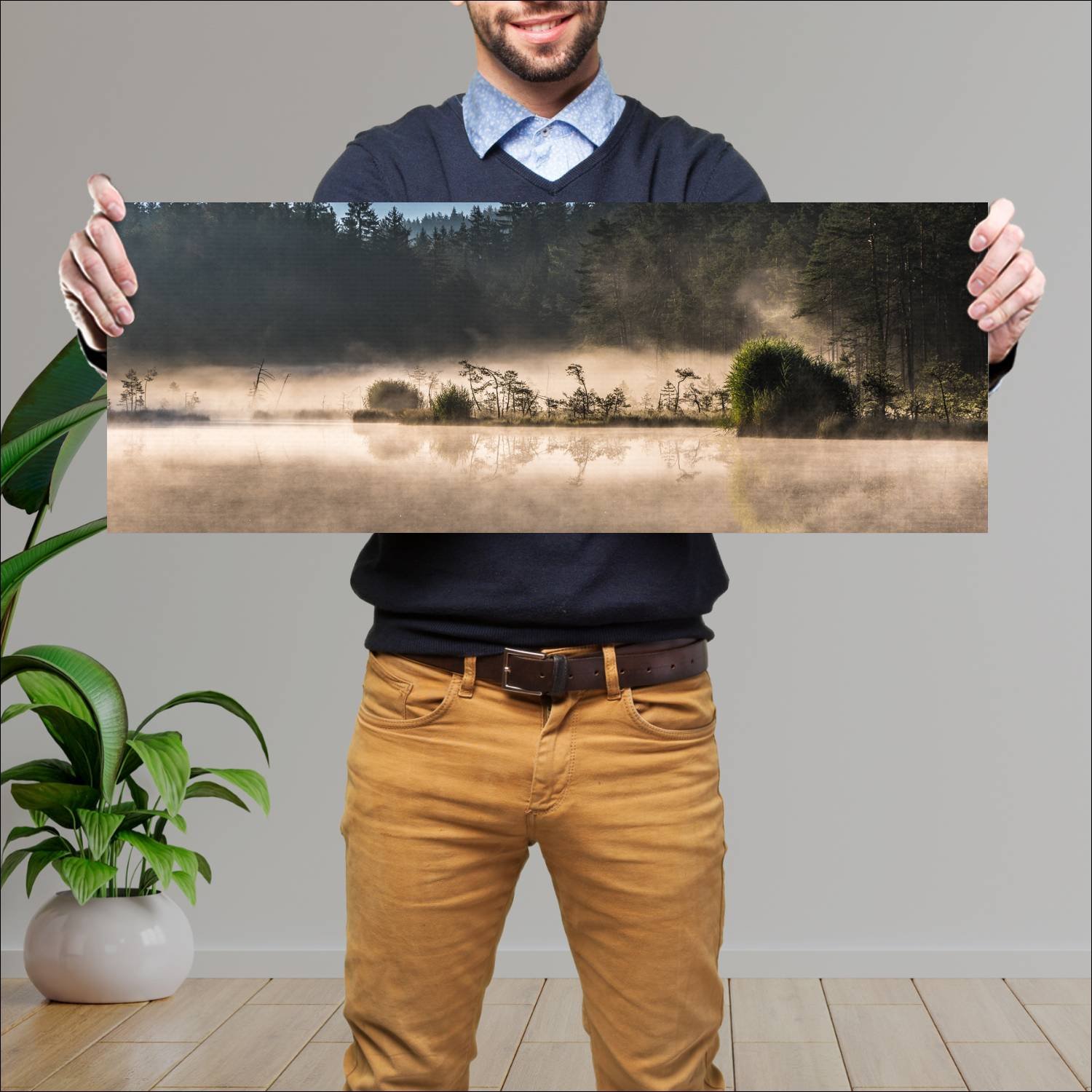 Cuadro grande 30x80cm Paisajes PAH-086 Deco