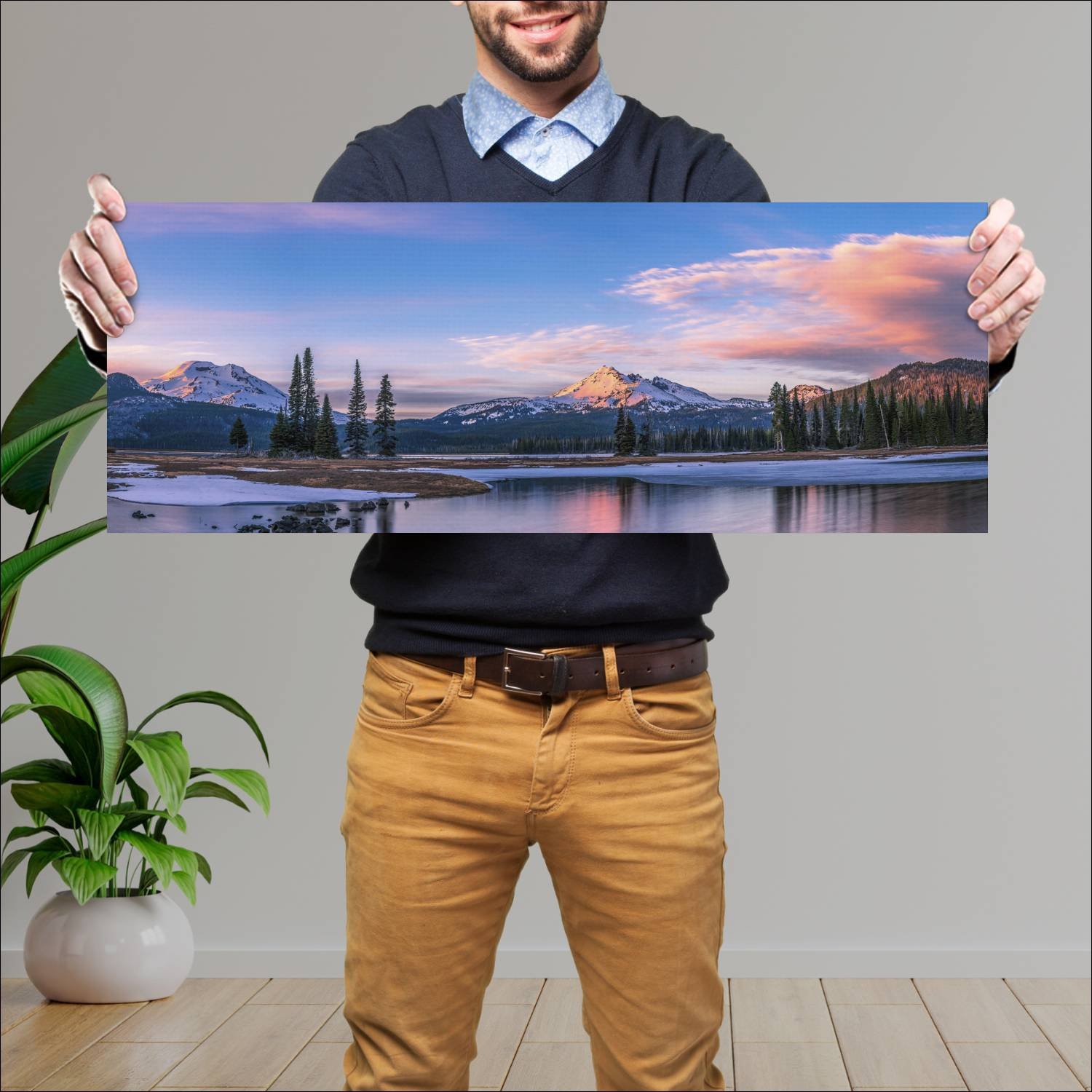 Cuadro grande 30x80cm Paisajes PAH-089 Deco
