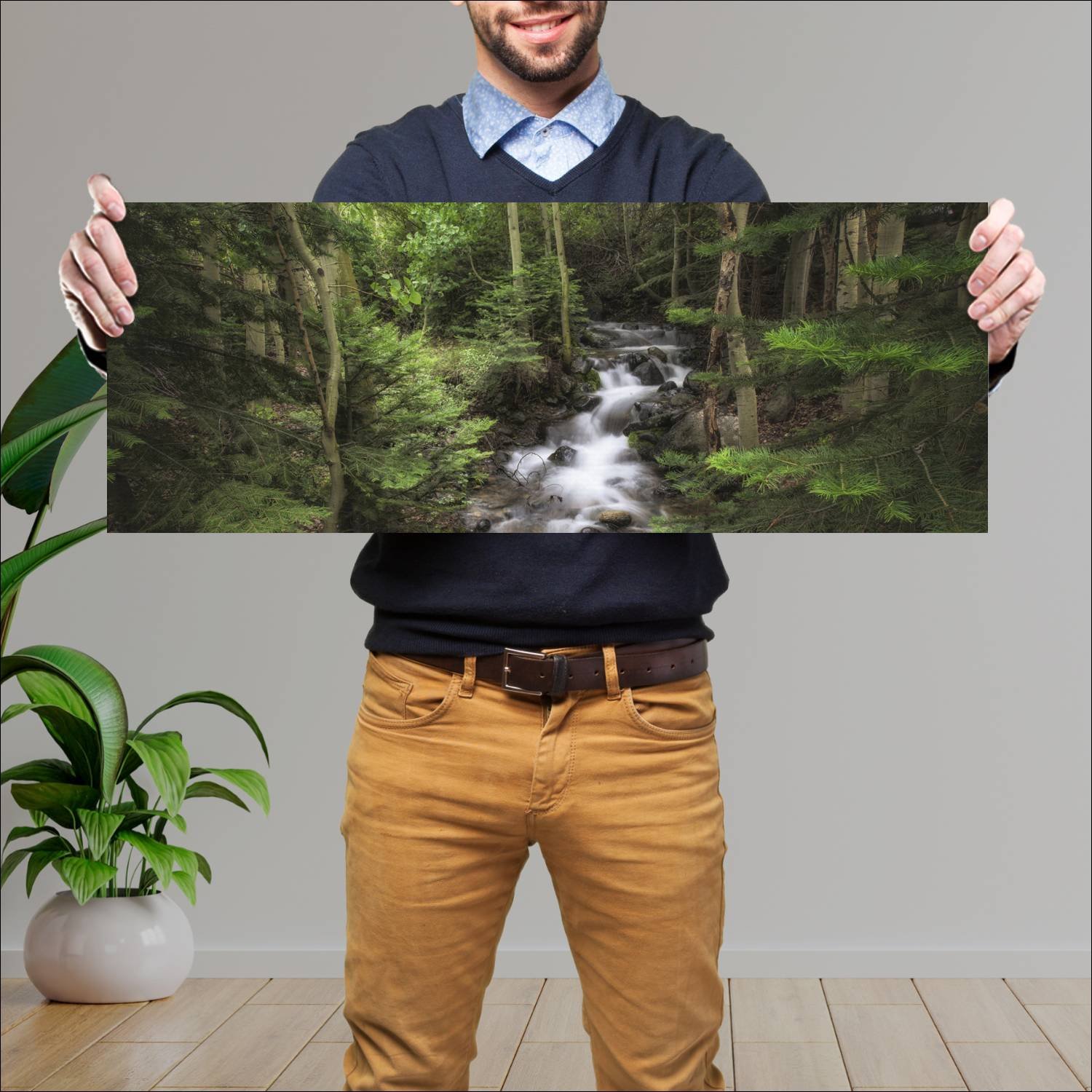 Cuadro grande 30x80cm Paisajes PAH-095 Deco