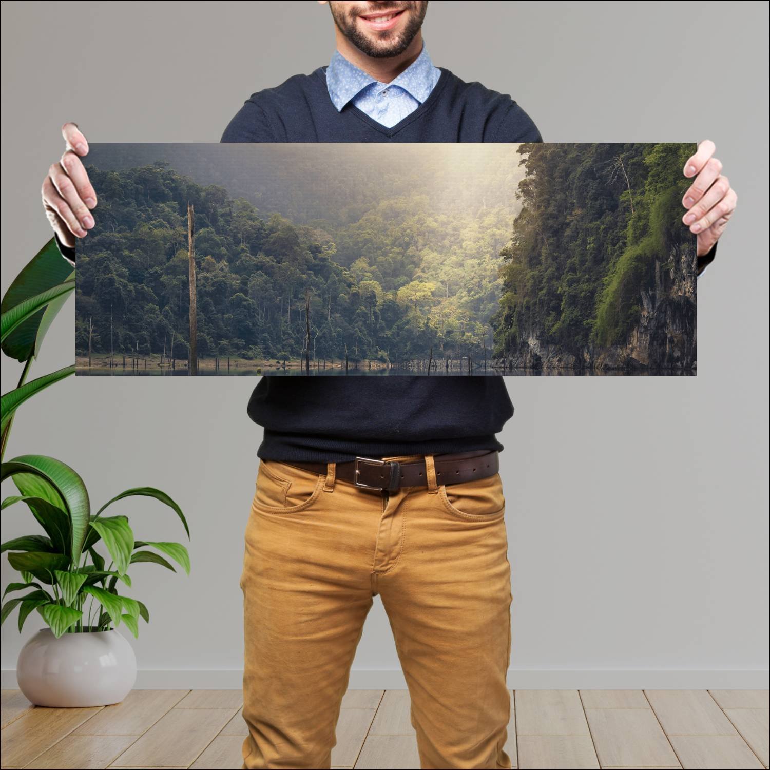 Cuadro grande 30x80cm Paisajes PAH-100 Deco