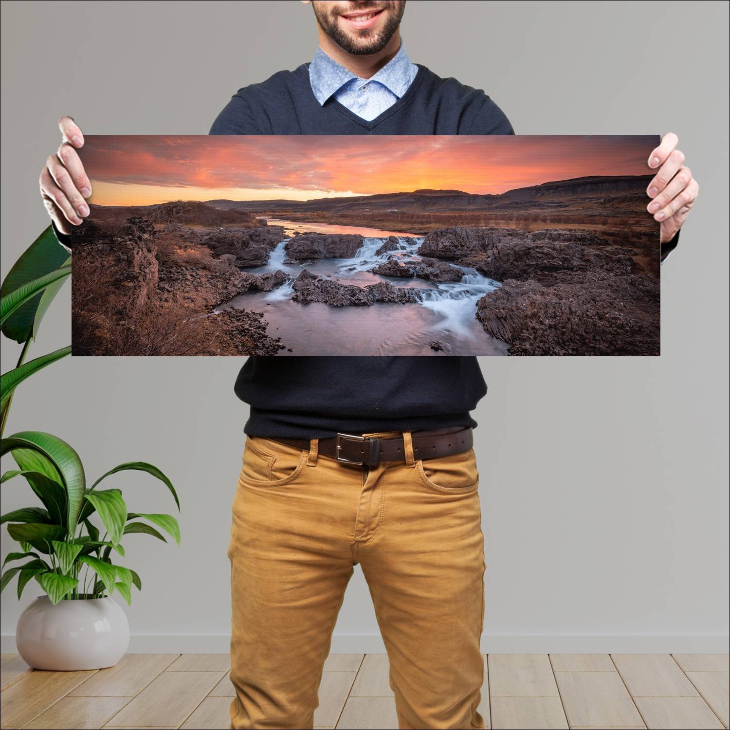 Cuadro grande 30x80cm Paisajes PAH-102 Deco