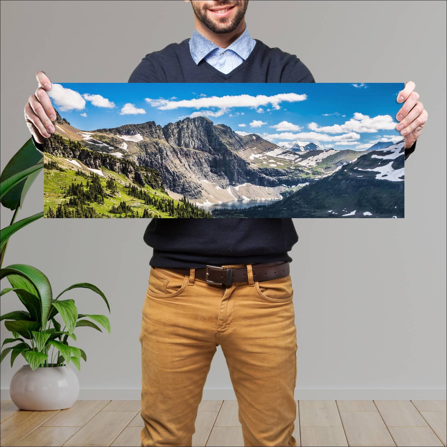 Cuadro grande 30x80cm Paisajes PAH-120 Deco