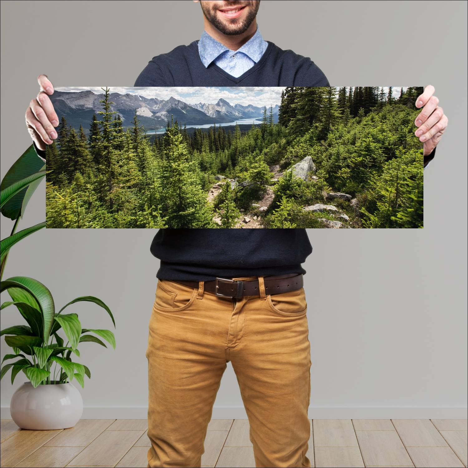 Cuadro grande 30x80cm Paisajes PAH-126 Deco