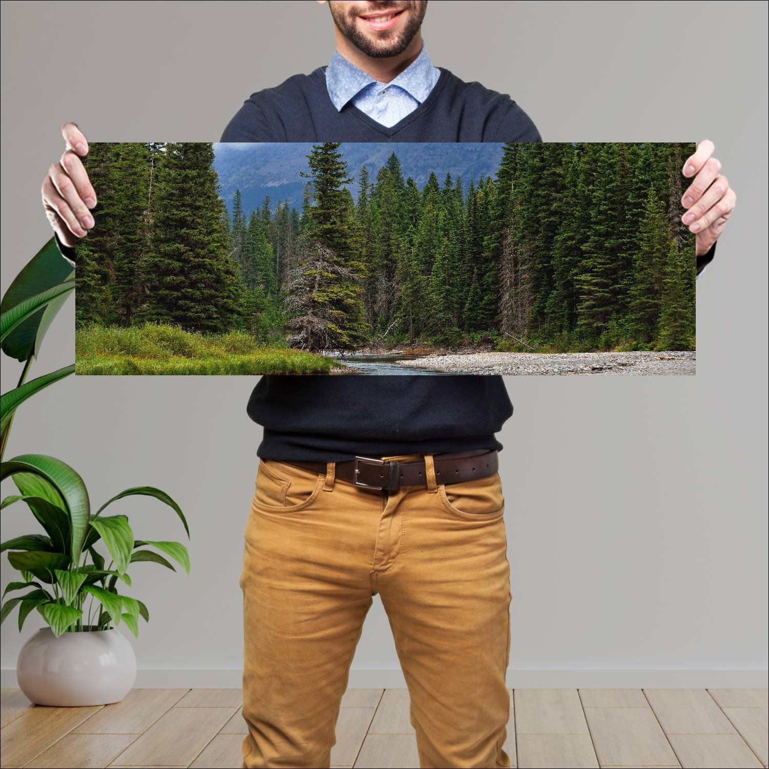 Cuadro grande 30x80cm Paisajes PAH-131 Deco