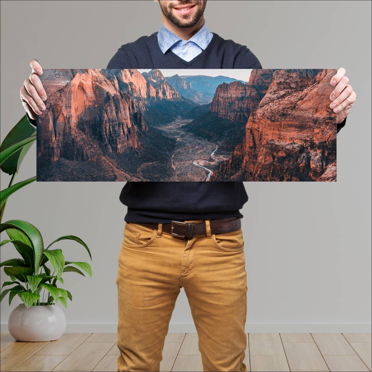 Cuadro grande 30x80cm Paisajes PAH-132 Deco