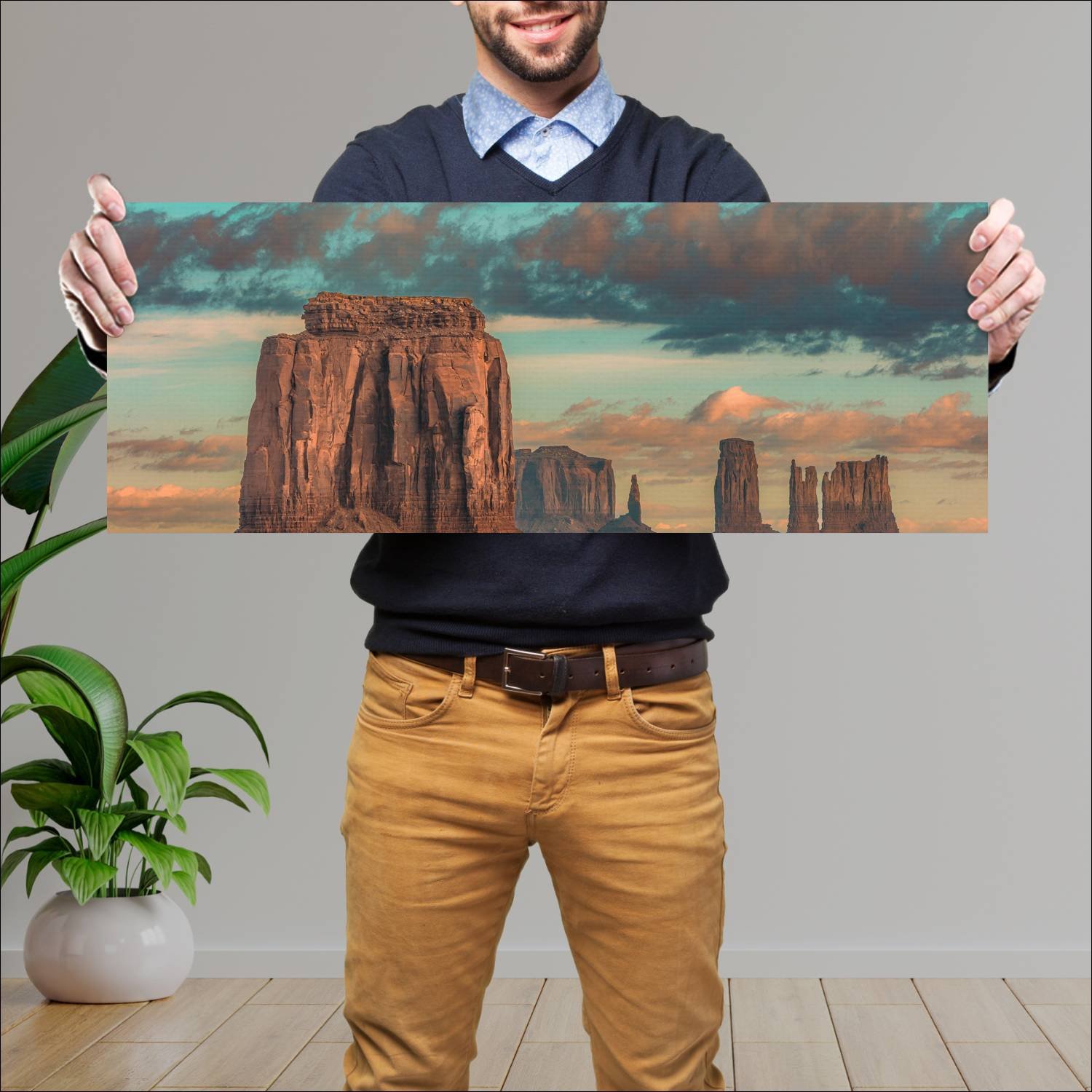 Cuadro grande 30x80cm Paisajes PAH-134 Deco