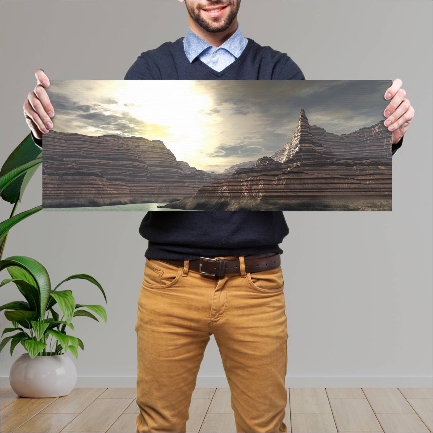 Cuadro grande 30x80cm Paisajes PAH-135 Deco