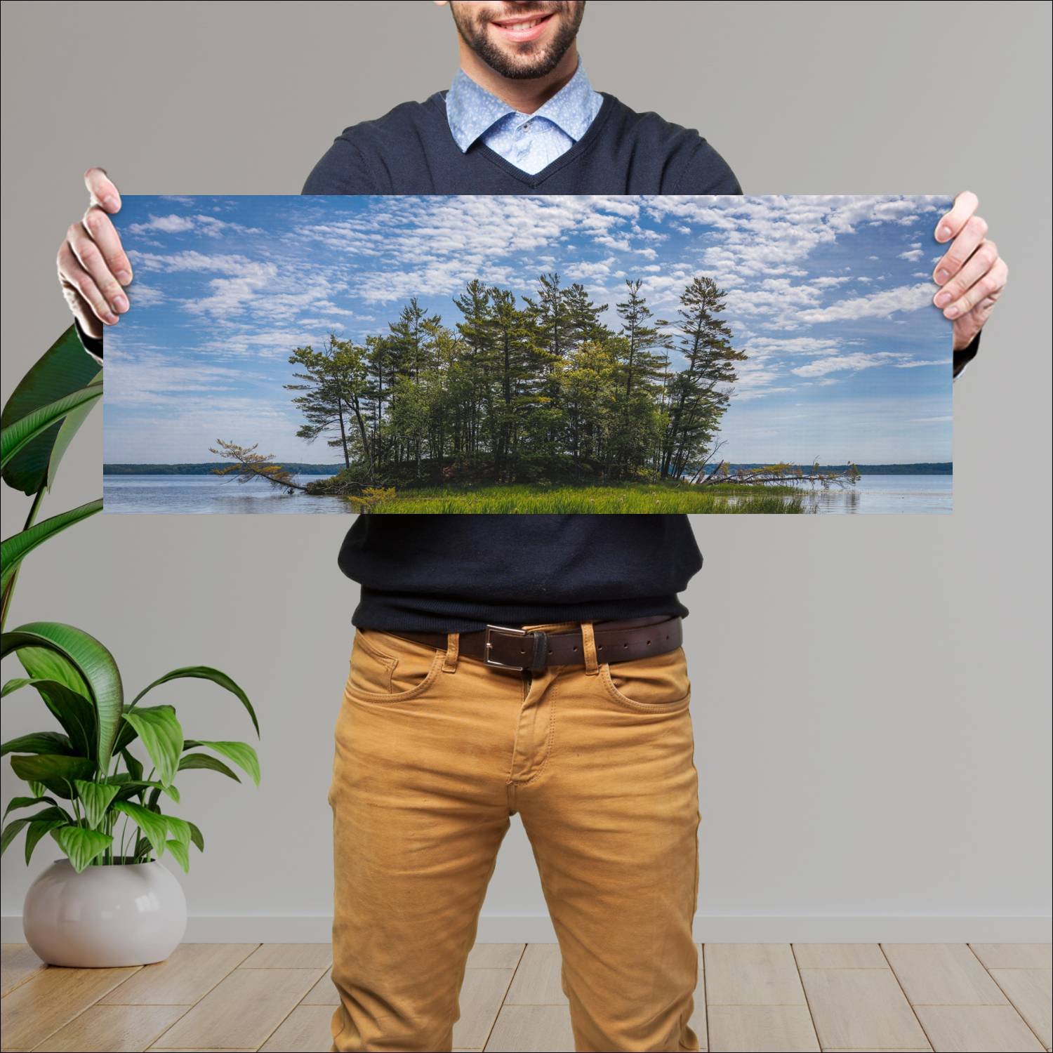 Cuadro grande 30x80cm Paisajes PAH-136 Deco
