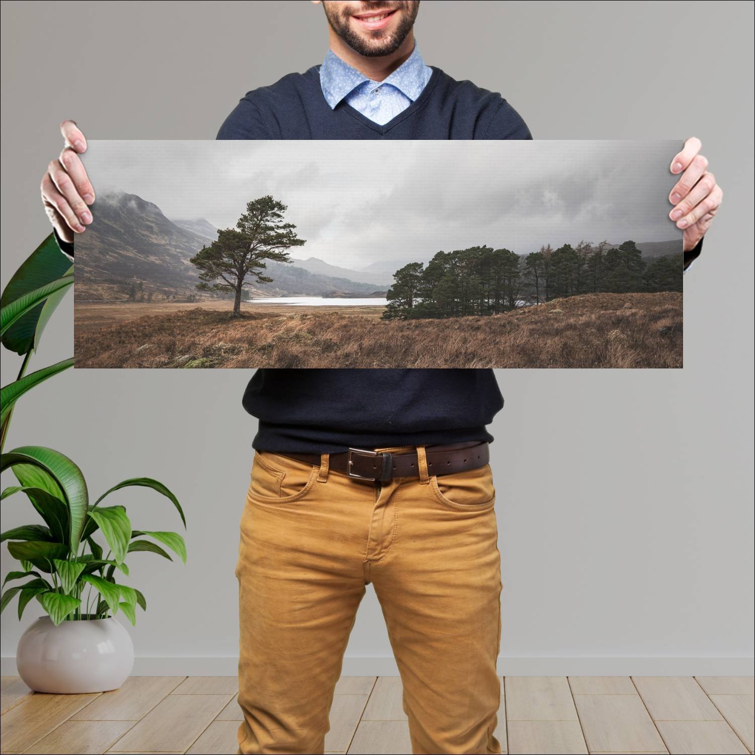 Cuadro grande 30x80cm Paisajes PAH-142 Deco