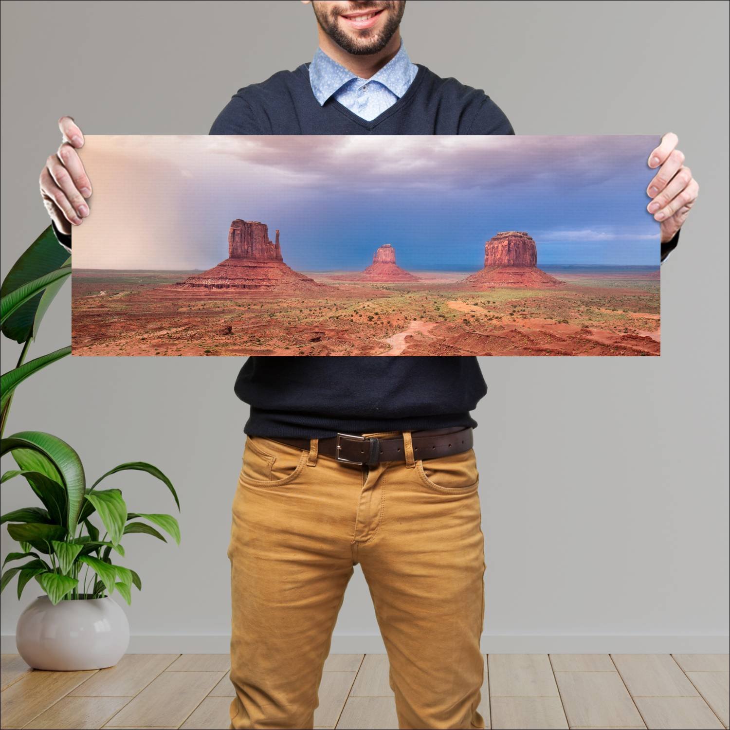 Cuadro grande 30x80cm Paisajes PAH-154 Deco