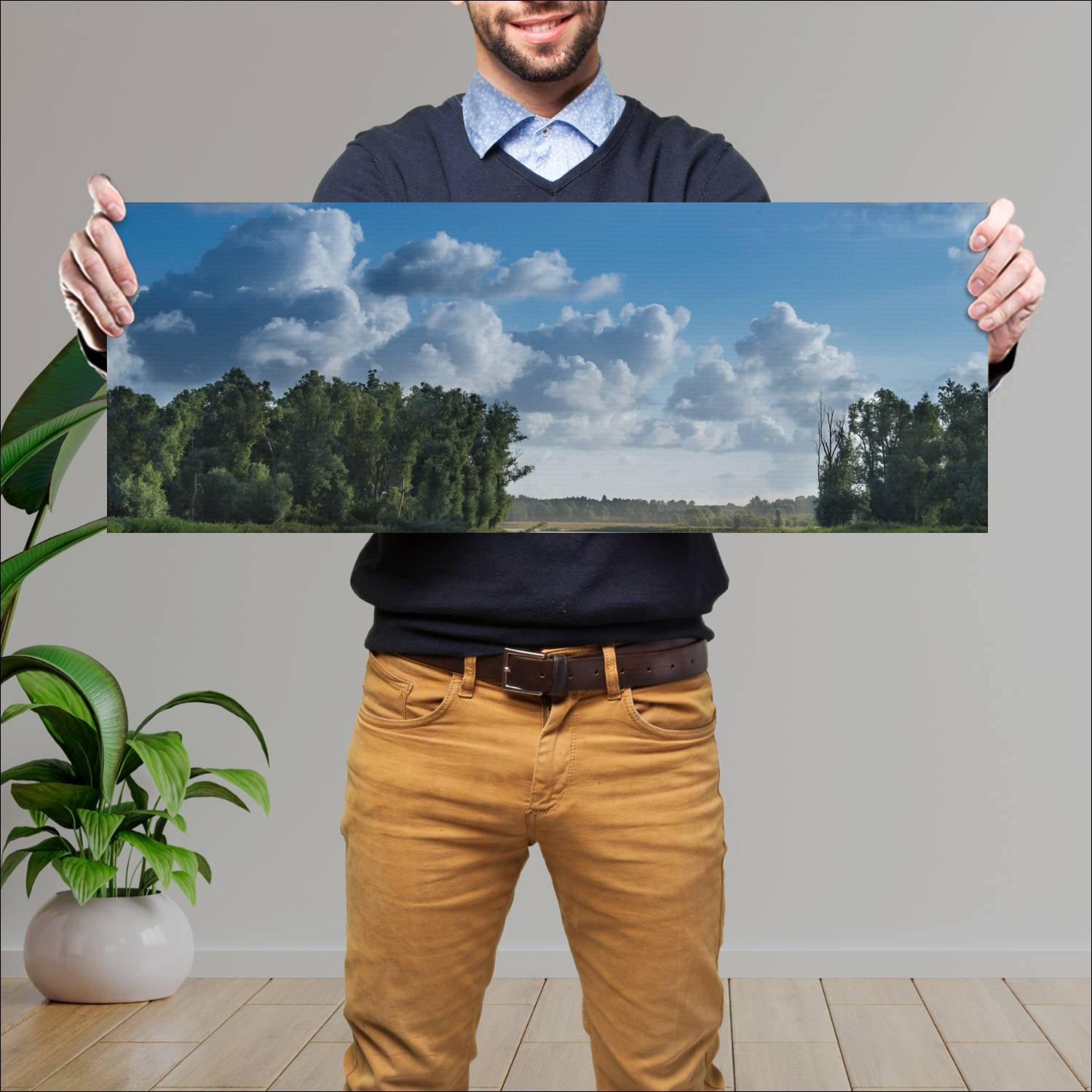Cuadro grande 30x80cm Paisajes PAH-158 Deco