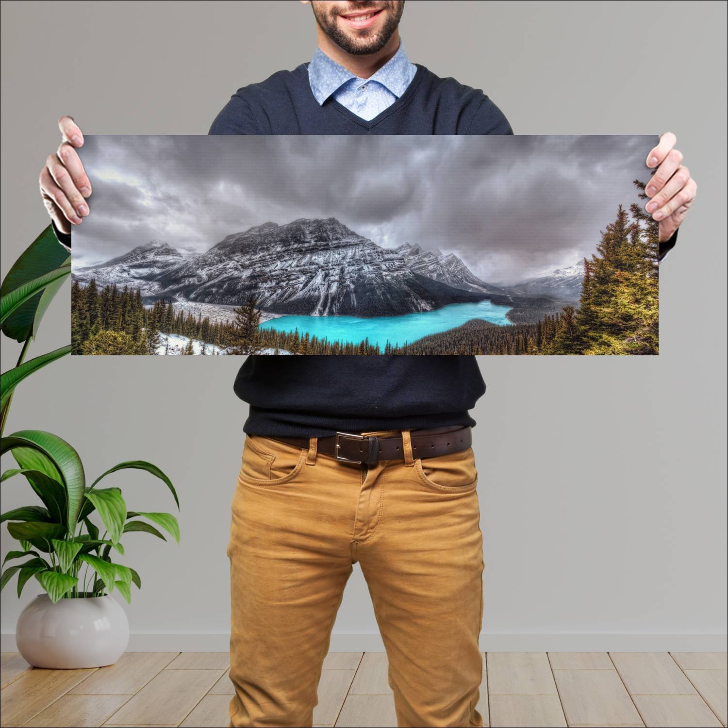 Cuadro grande 30x80cm Paisajes PAH-172 Deco