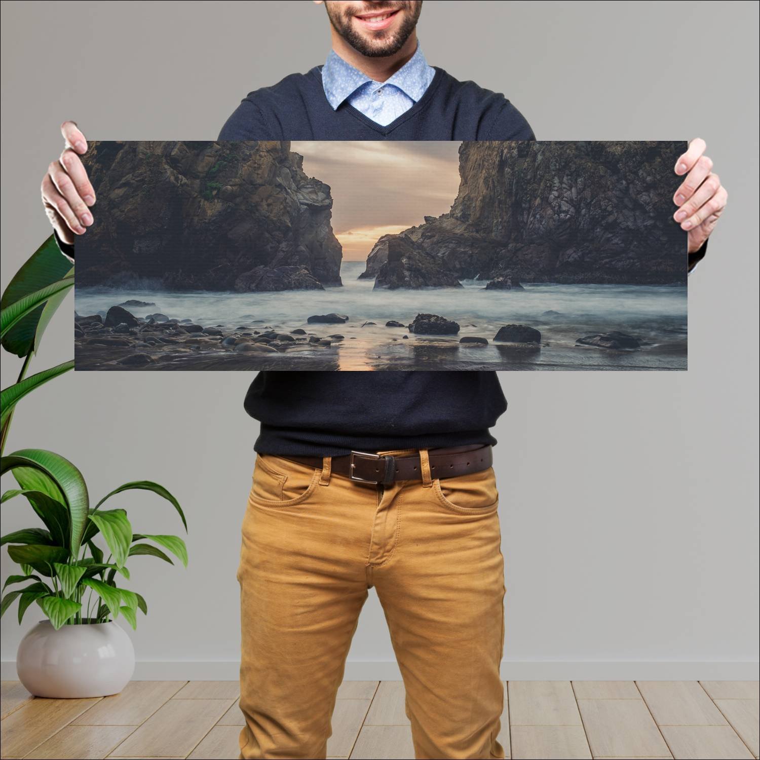 Cuadro grande 30x80cm Paisajes PAH-173 Deco