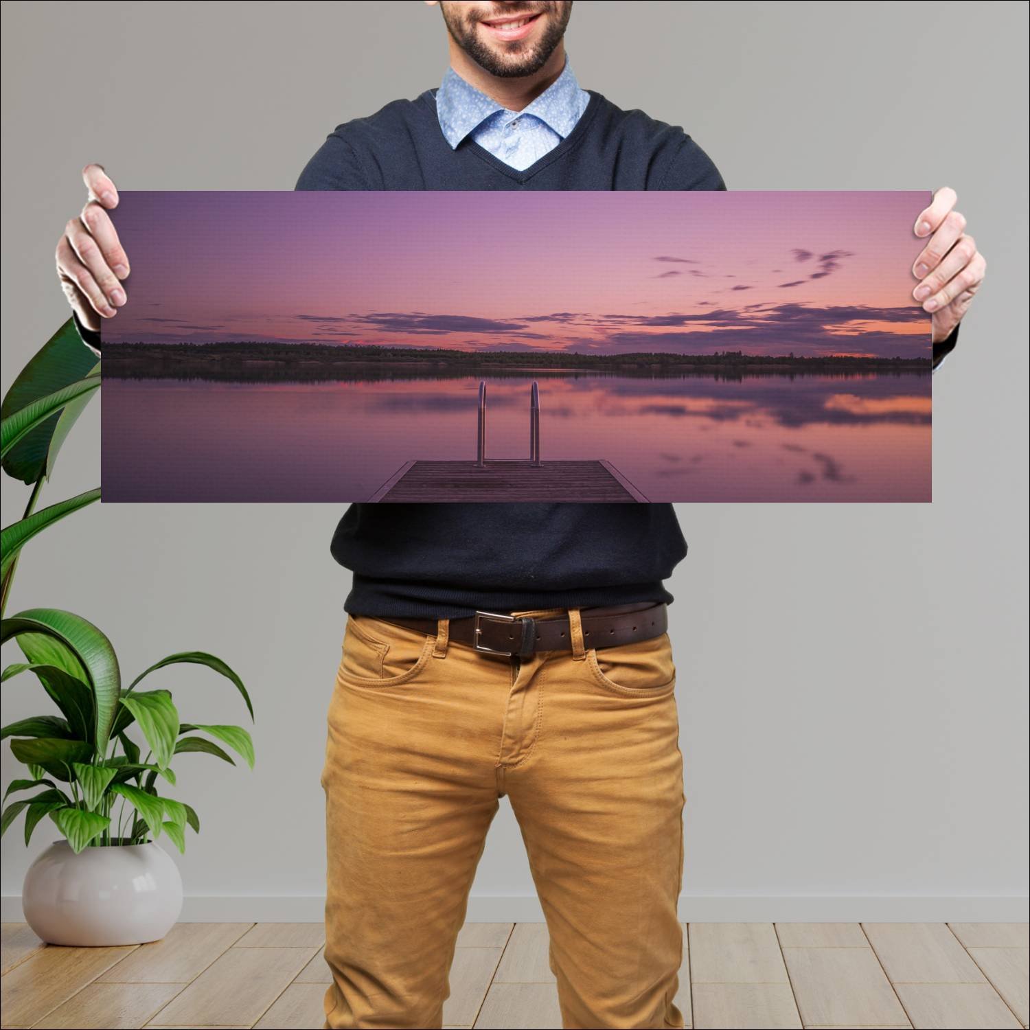 Cuadro grande 30x80cm Paisajes PAH-177 Deco