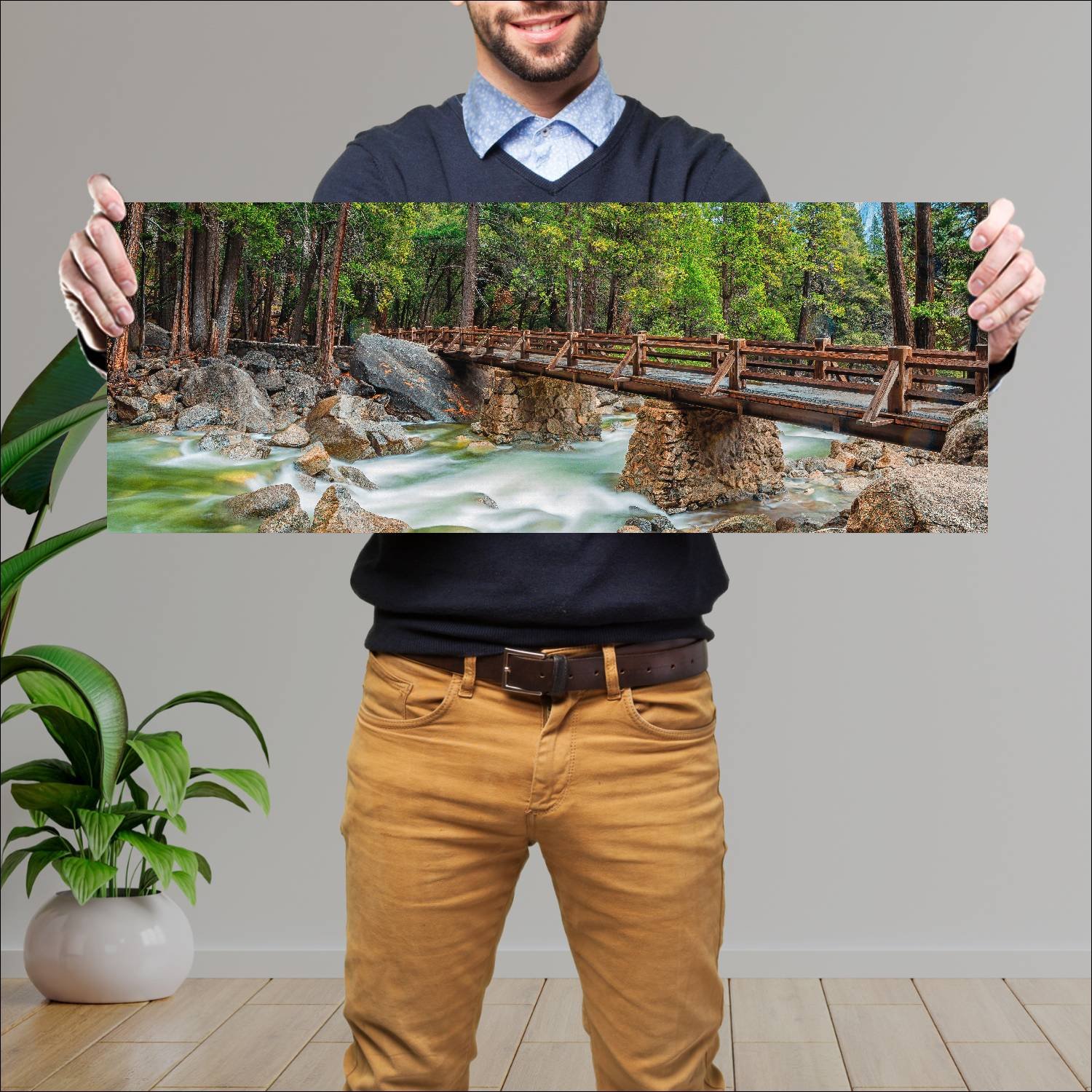 Cuadro grande 30x80cm Paisajes PAH-178 Deco