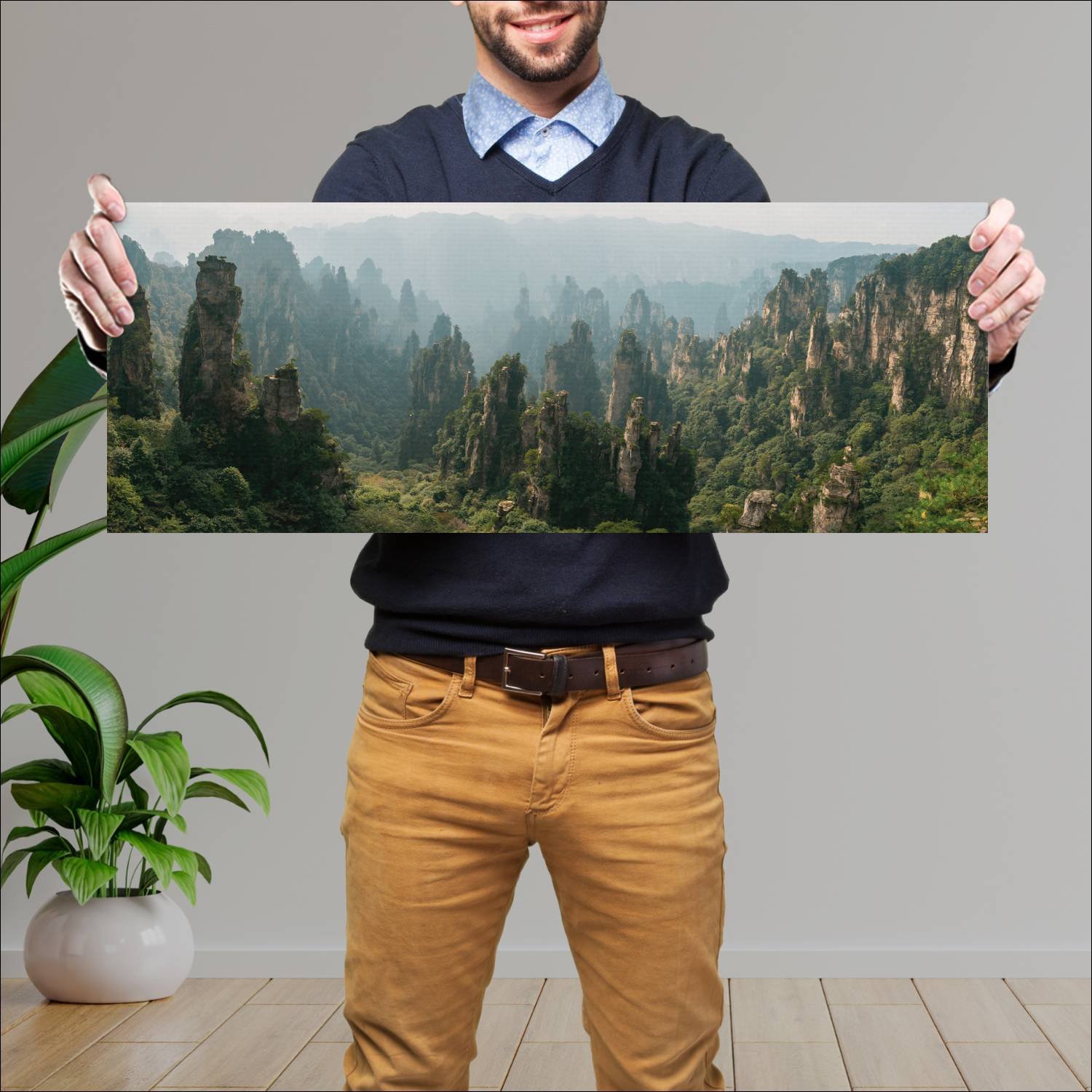 Cuadro grande 30x80cm Paisajes PAH-179 Deco