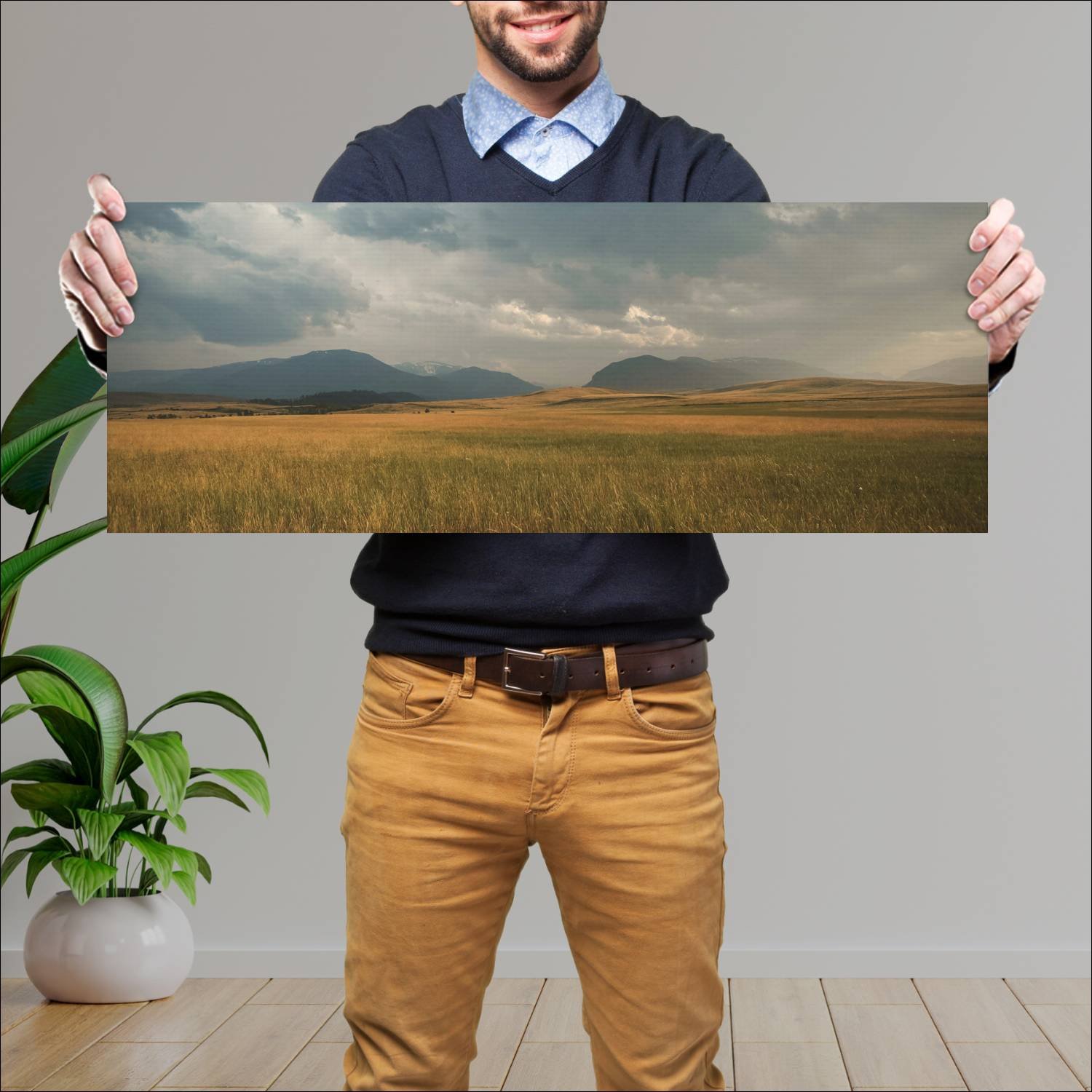 Cuadro grande 30x80cm Paisajes PAH-181 Deco