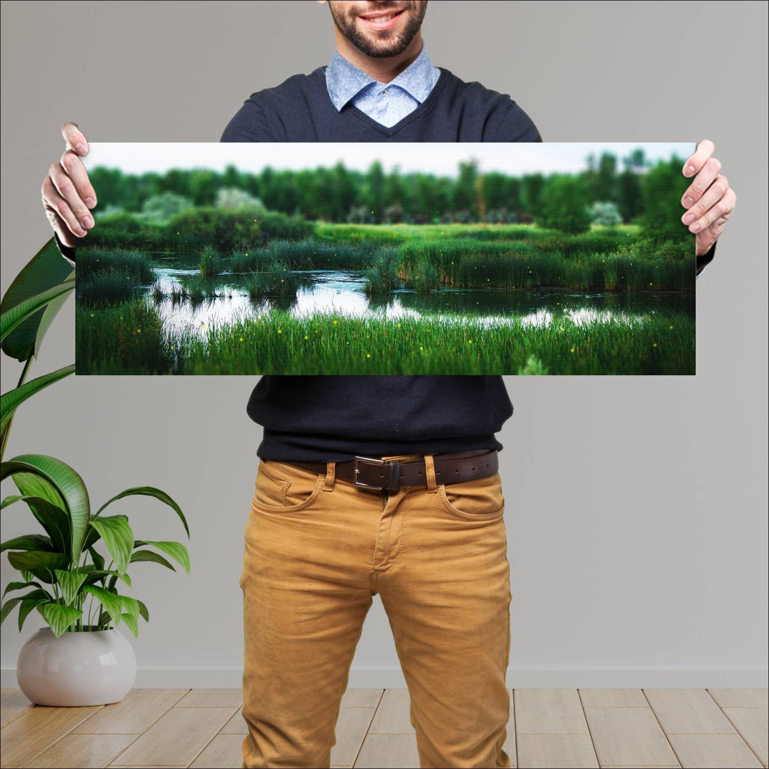 Cuadro grande 30x80cm Paisajes PAH-258 Deco
