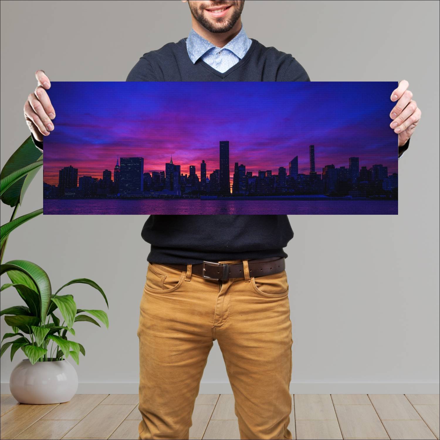 Cuadro grande 30x80cm Paisajes PAH-272 Deco