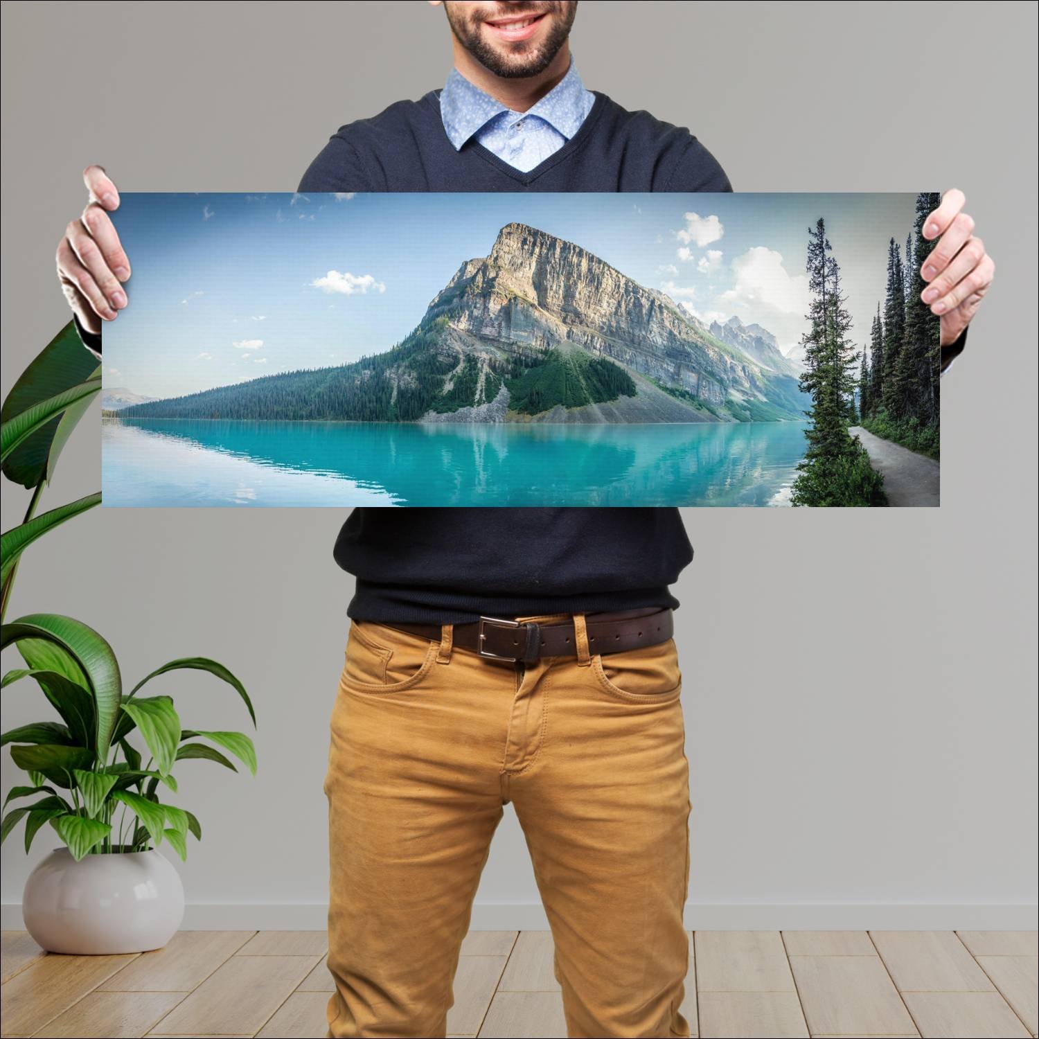 Cuadro grande 30x80cm Paisajes PAH-280 Deco