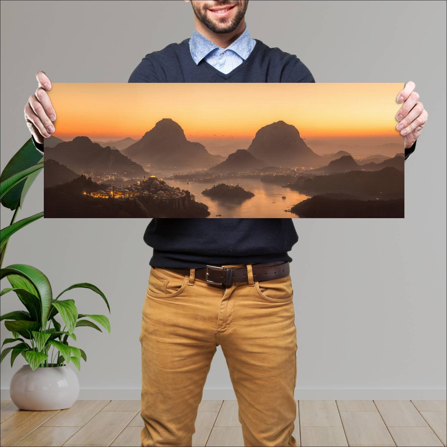 Cuadro grande 30x80cm Paisajes PAH-287 Deco