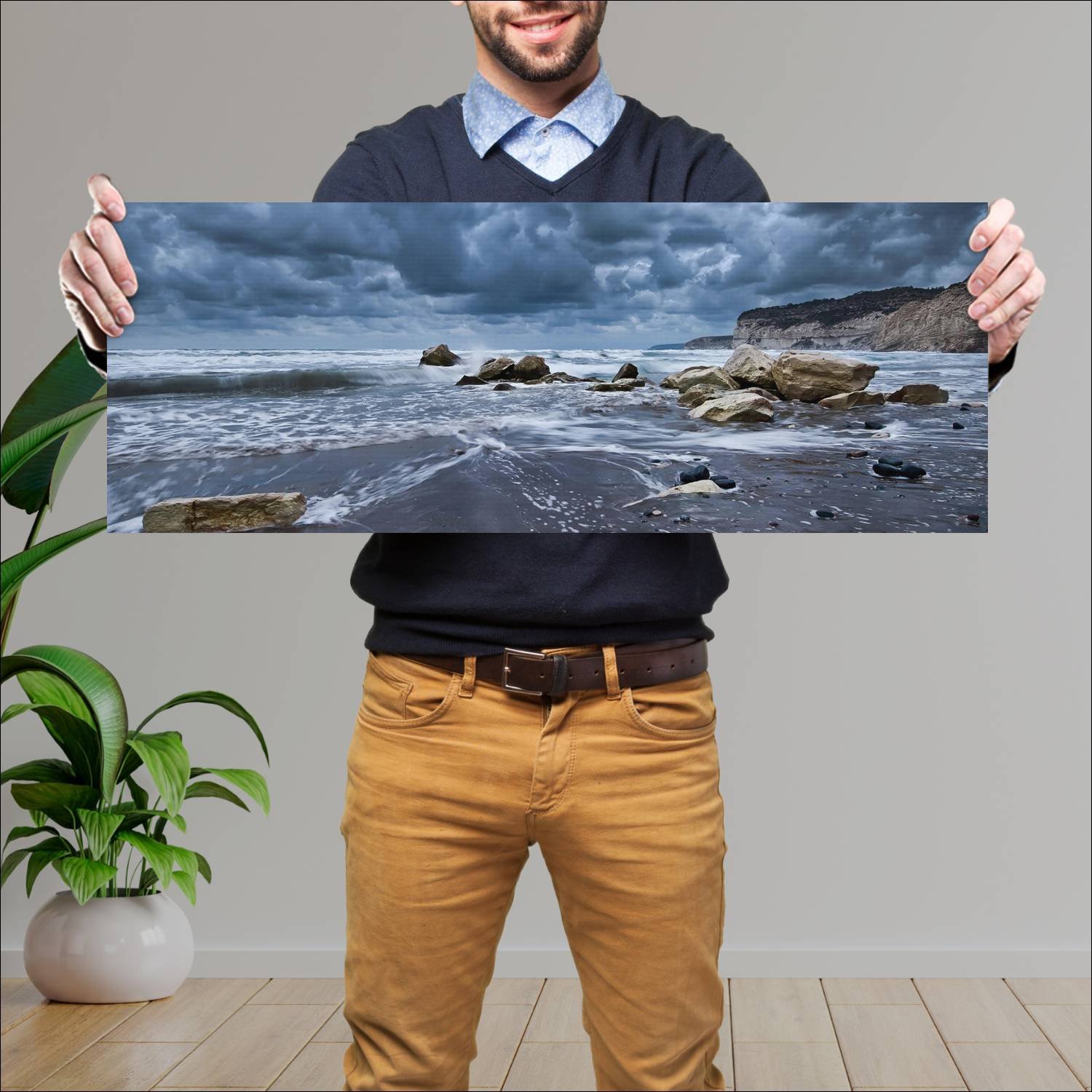 Cuadro grande 30x80cm Paisajes PAH-289 Deco