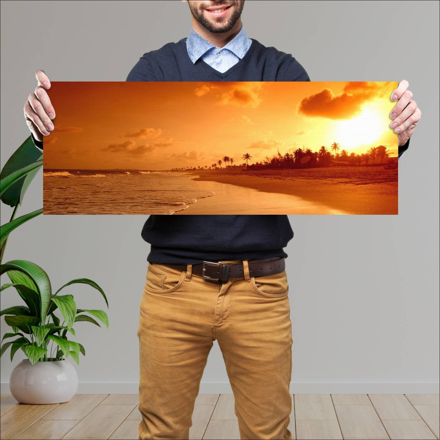 Cuadro grande 30x80cm Paisajes PAH-293 Deco