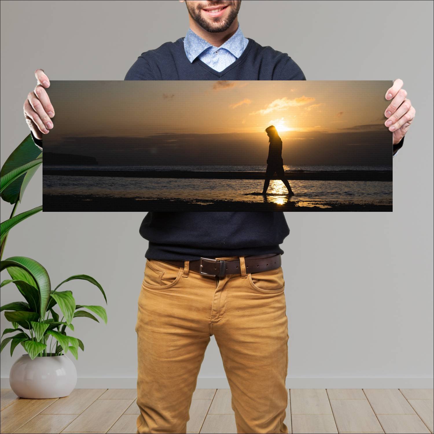 Cuadro grande 30x80cm Paisajes PAH-310 Deco