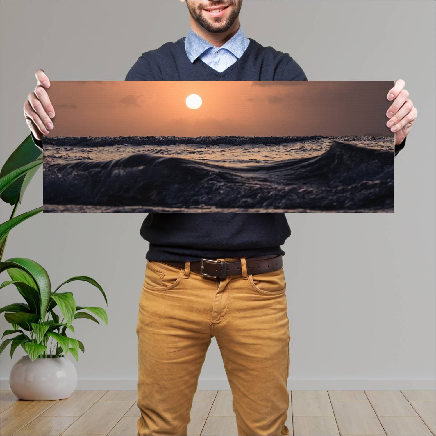 Cuadro grande 30x80cm Paisajes PAH-311 Deco