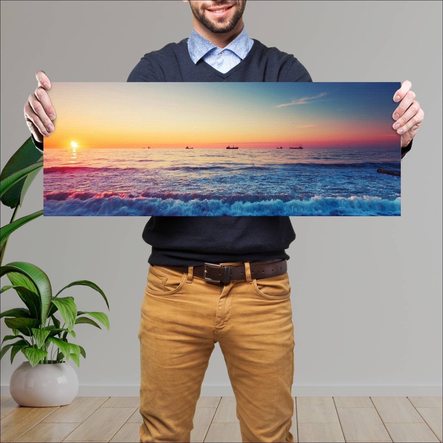 Cuadro grande 30x80cm Paisajes PAH-312 Deco