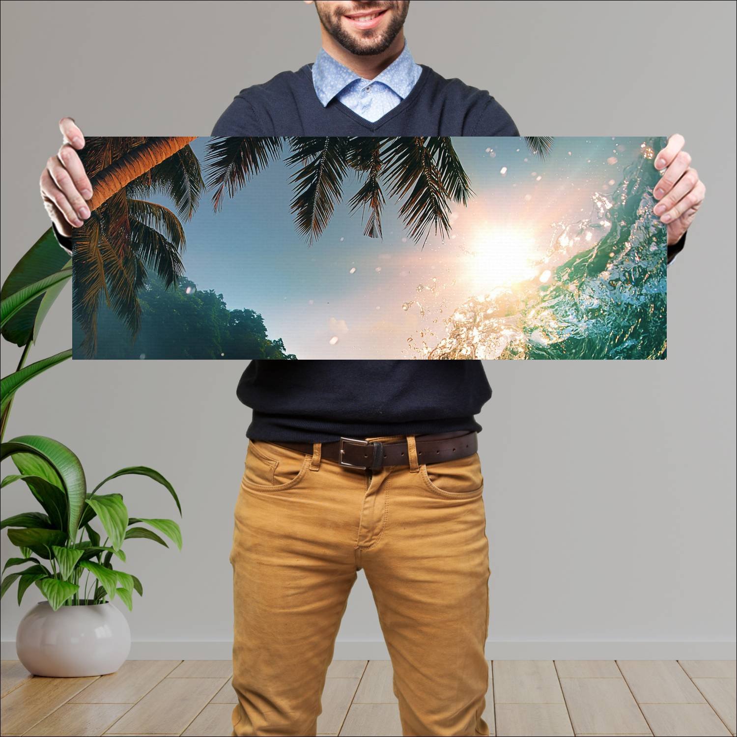 Cuadro grande 30x80cm Paisajes PAH-316 Deco