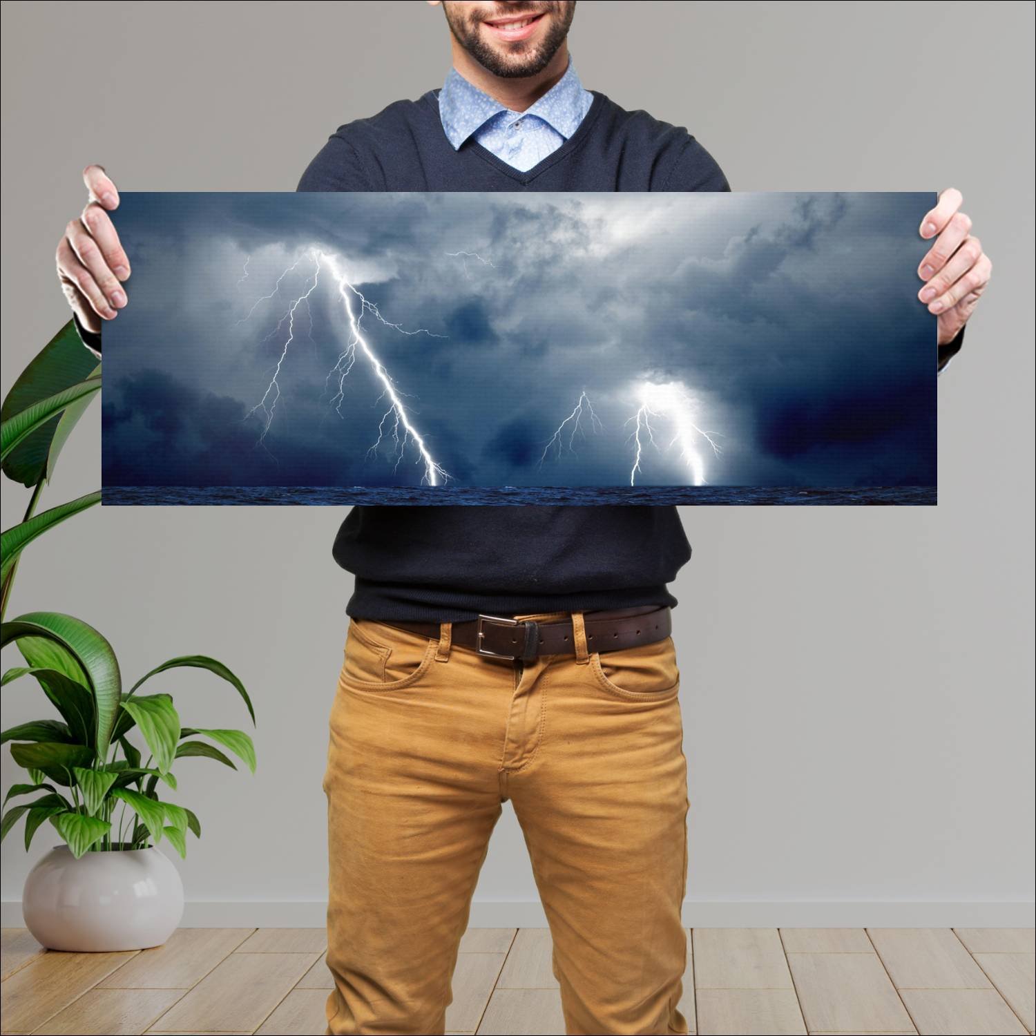 Cuadro grande 30x80cm Paisajes PAH-319 Deco