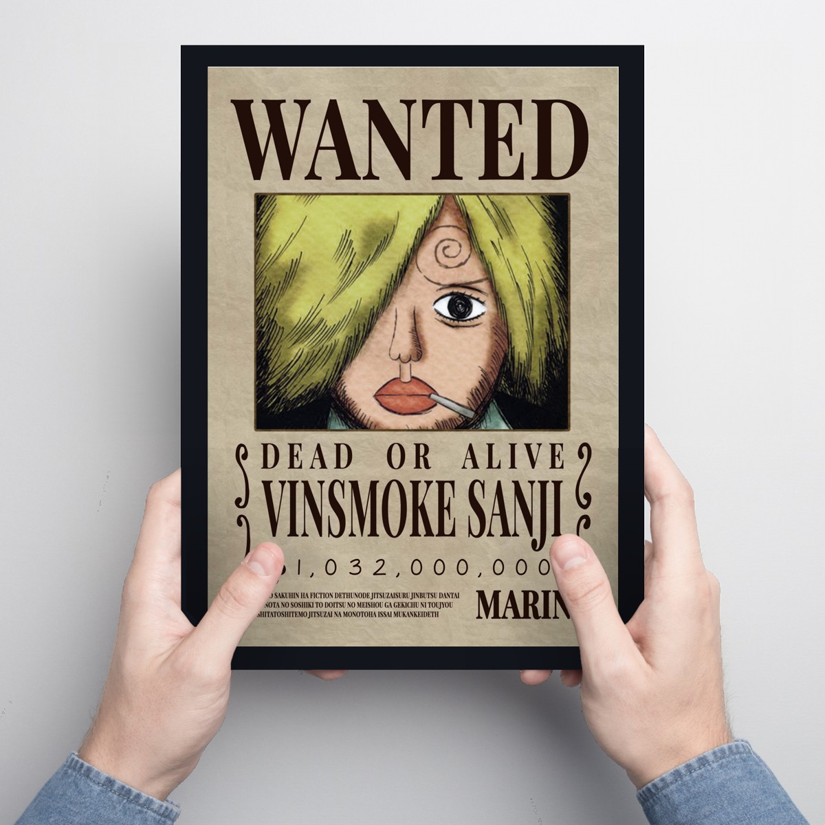 Cuadro 30x40cm Wanted - Vinsmoke Sanji 1,032,000,000