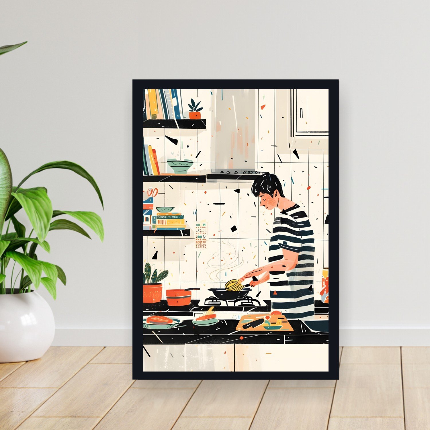 Cuadro 30x40cm Arte Cocina Vertical - Arte Cocina Vertical XAC-089