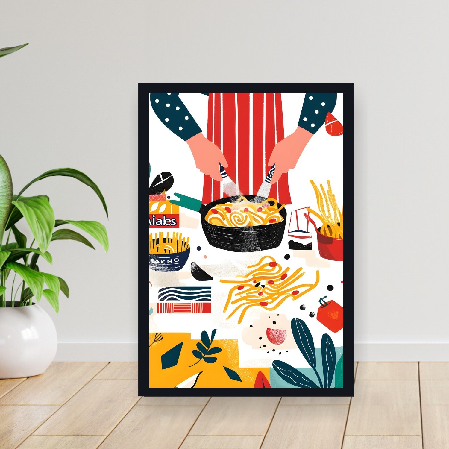 Cuadro 30x40cm Arte Cocina Vertical - Arte Cocina Vertical XAC-096