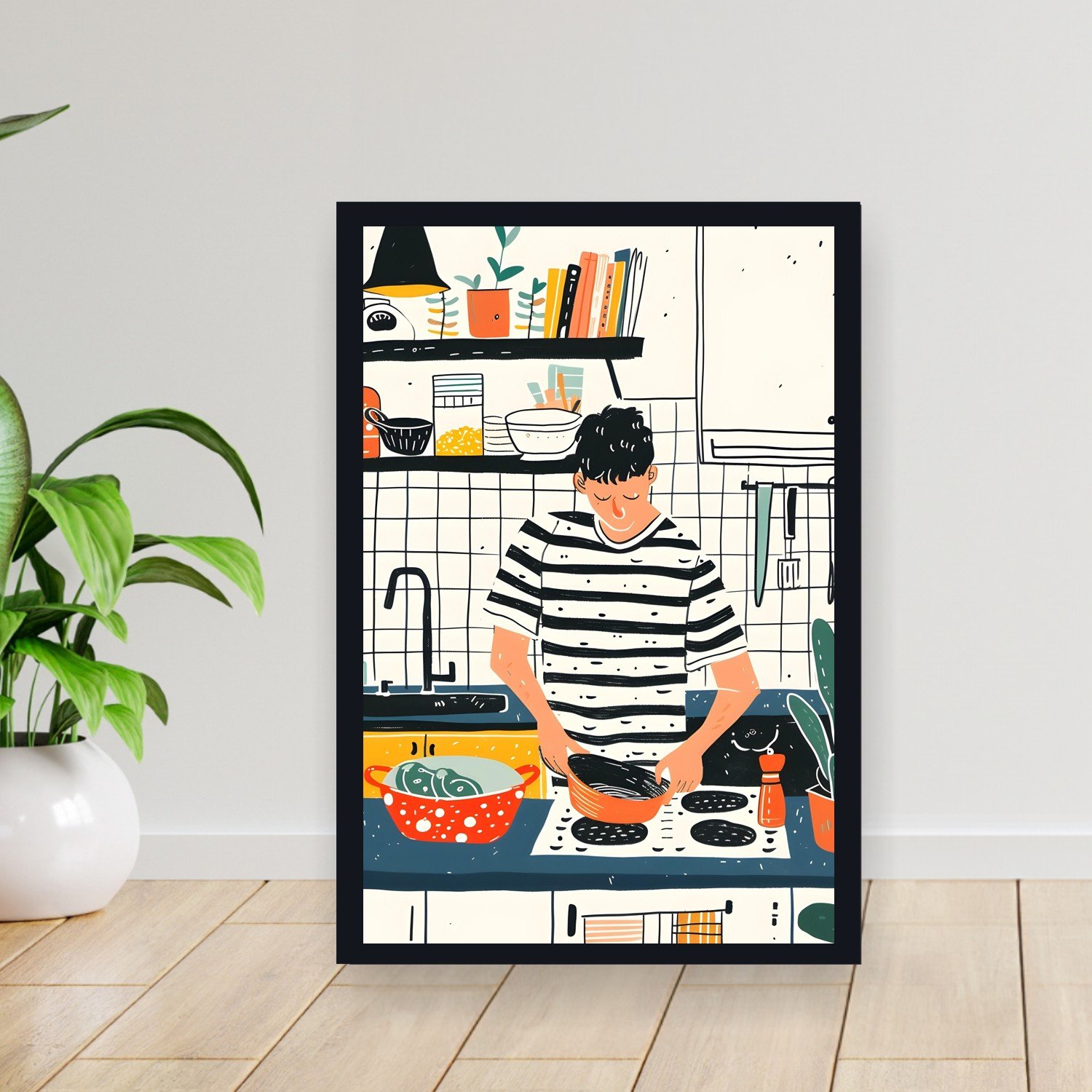Cuadro 30x40cm Arte Cocina Vertical - Arte Cocina Vertical XAC-106